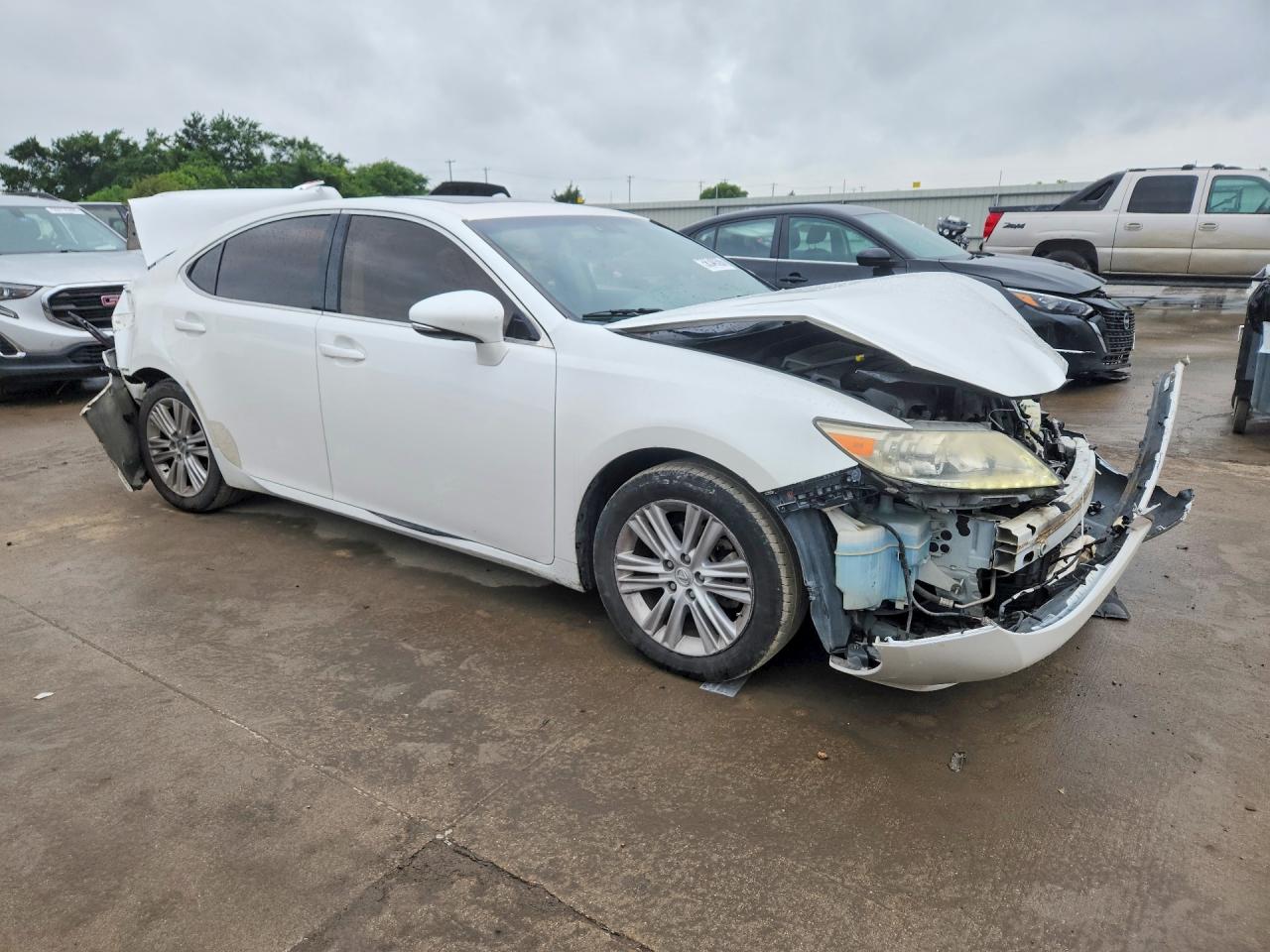 2015 Lexus Es 350 Белый vin: JTHBK1GG9F2173233