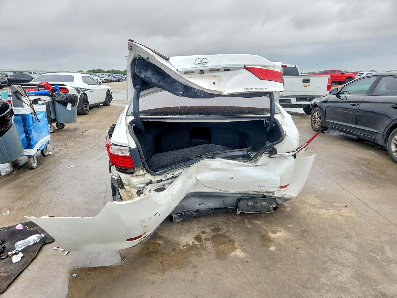 2015 Lexus Es 350 Белый vin: JTHBK1GG9F2173233