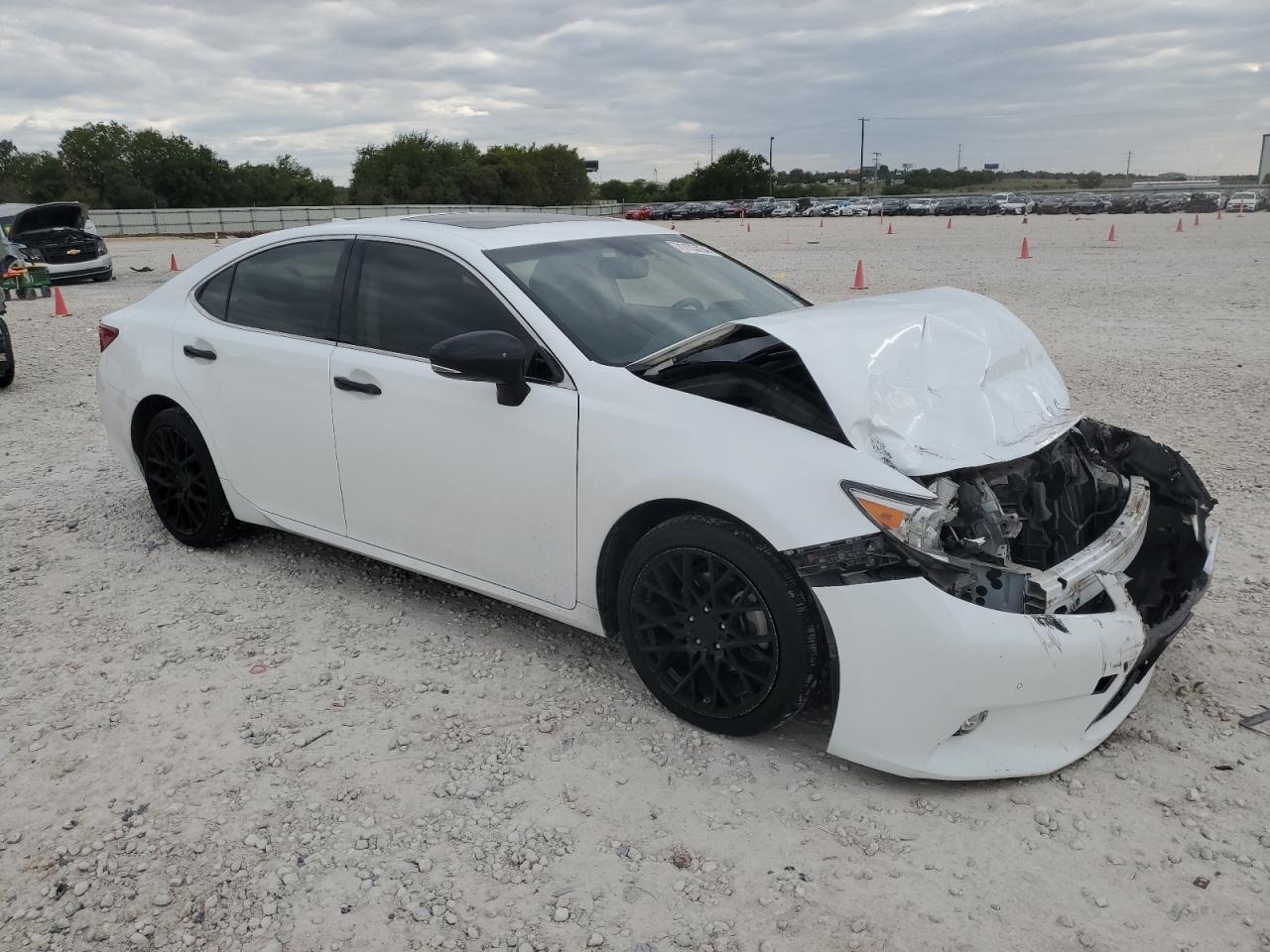 2015 Lexus Es 350 White vin: JTHBK1GG9F2175032