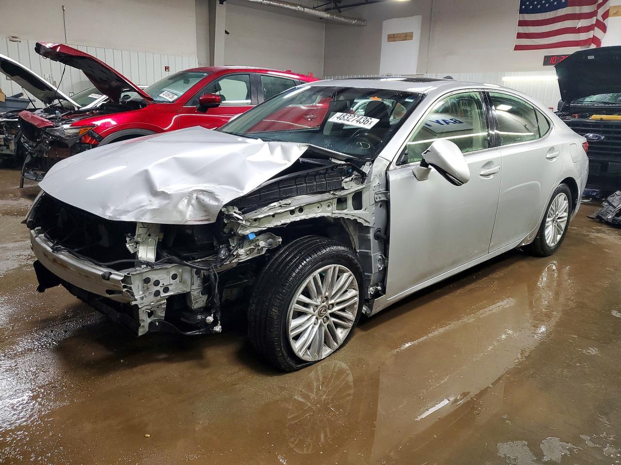 2015 Lexus Es 350 Base Silver vin: JTHBK1GG9F2178741