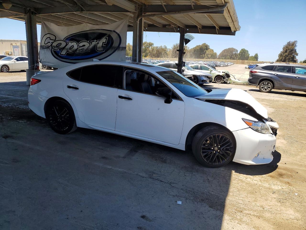 2015 Lexus Es 350 White vin: JTHBK1GG9F2180019