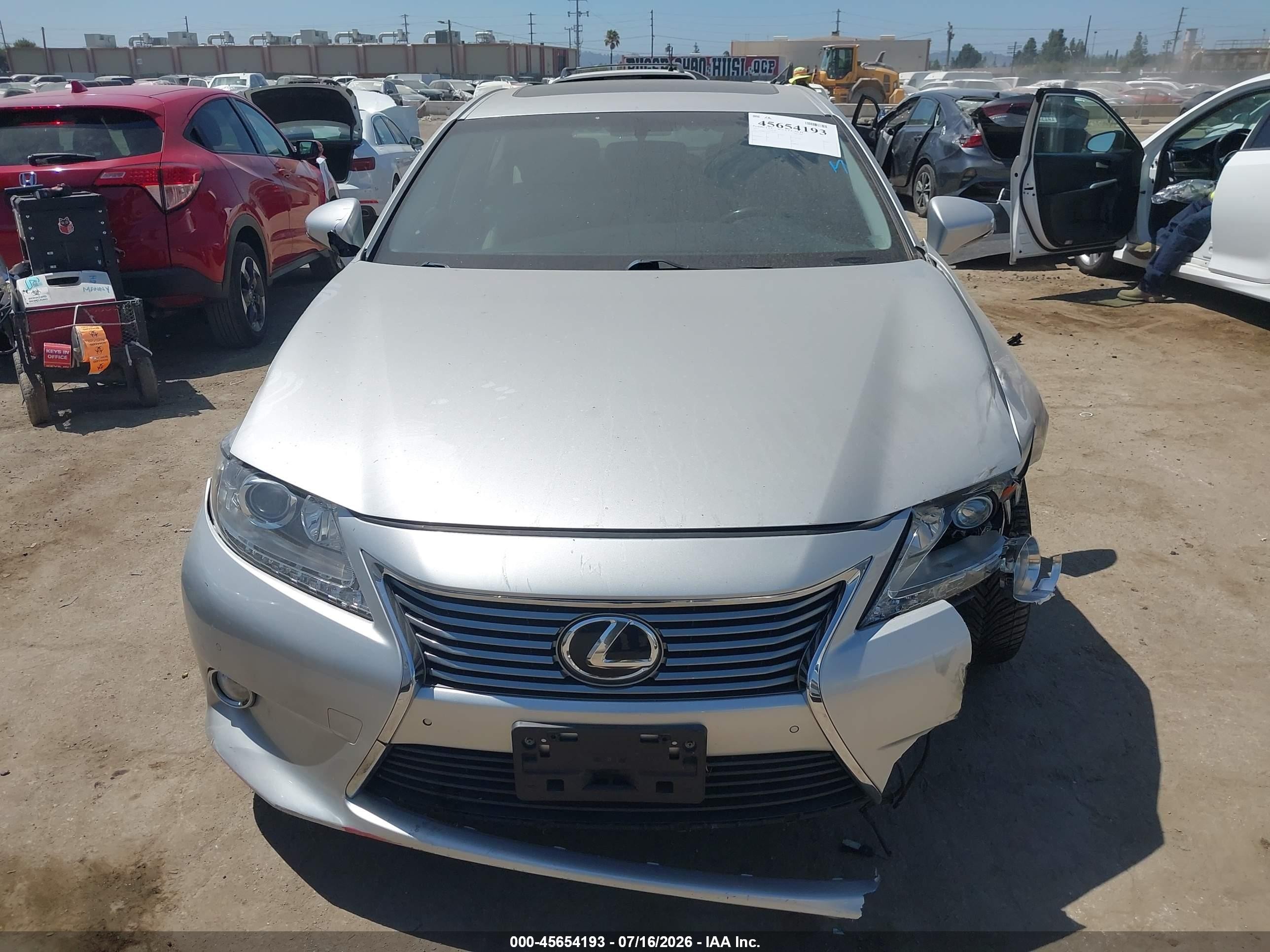 2015 Lexus Es 350 Gray vin: JTHBK1GG9F2181932