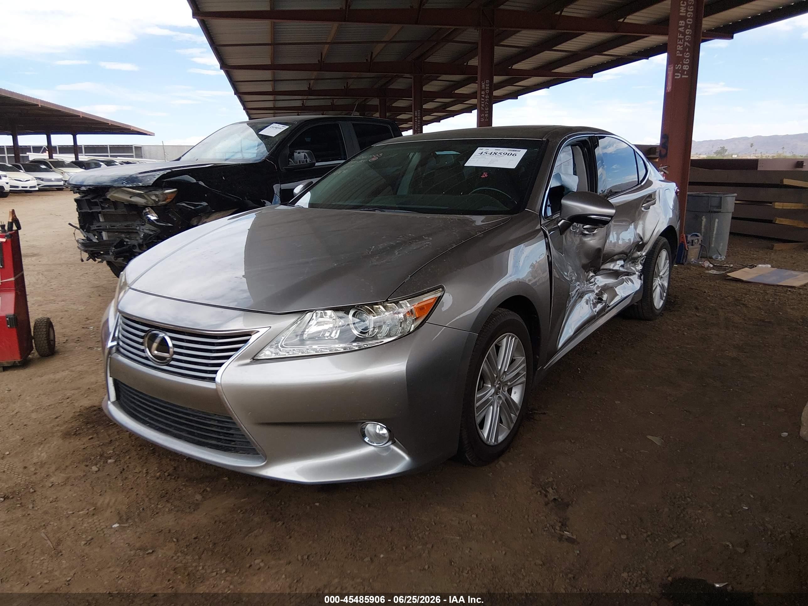 2015 Lexus Es 350   Gray vin: JTHBK1GG9F2186872