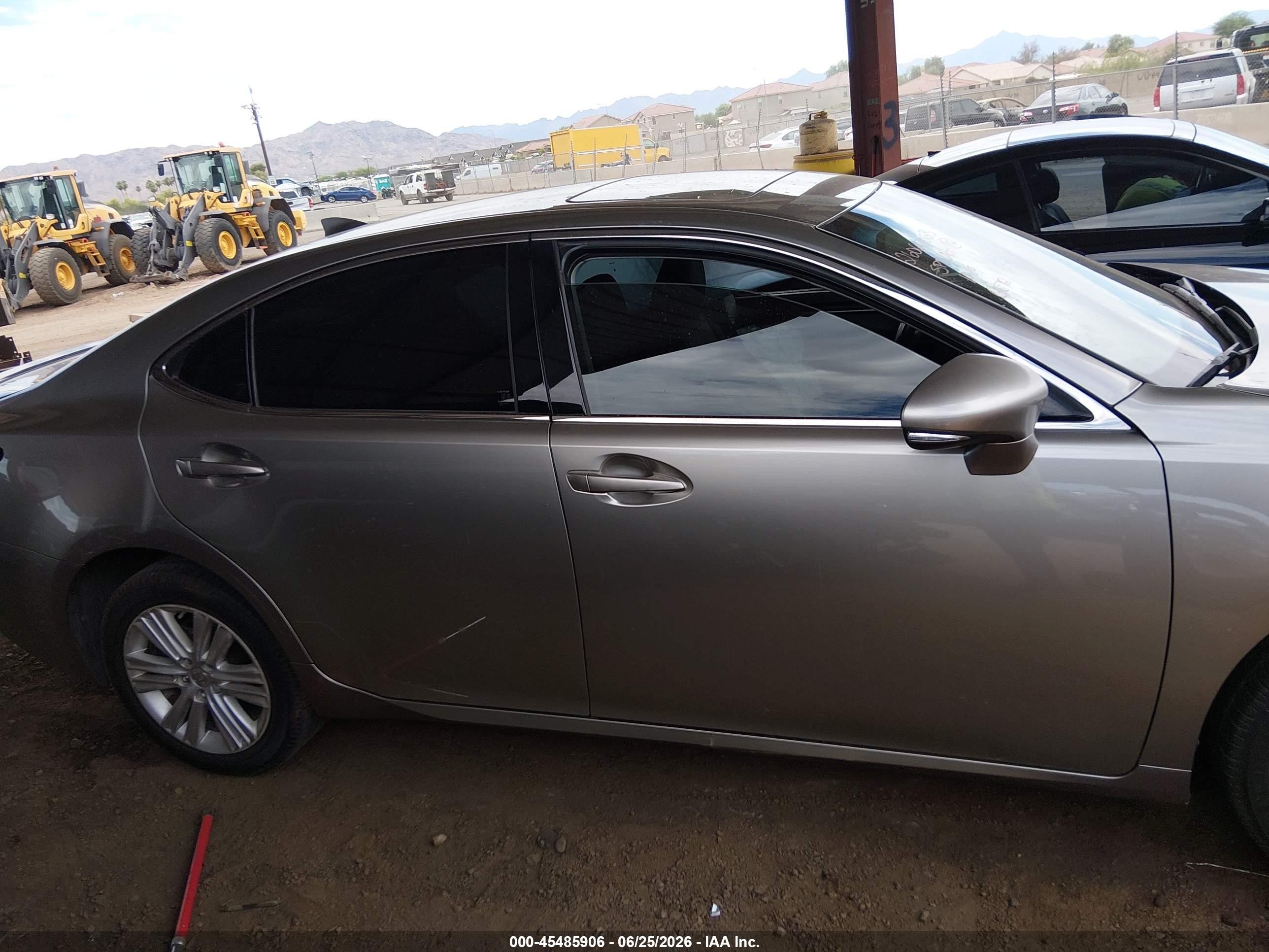 2015 Lexus Es 350   Gray vin: JTHBK1GG9F2186872