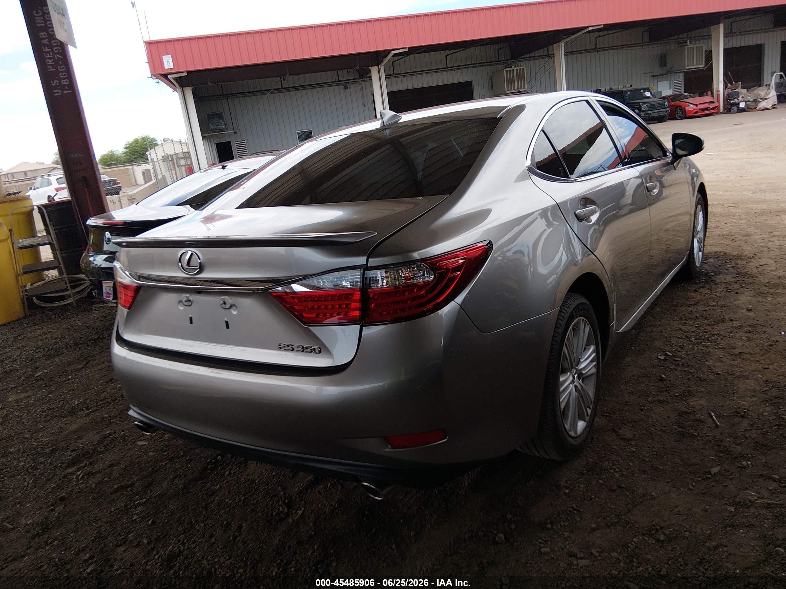 2015 Lexus Es 350   Gray vin: JTHBK1GG9F2186872