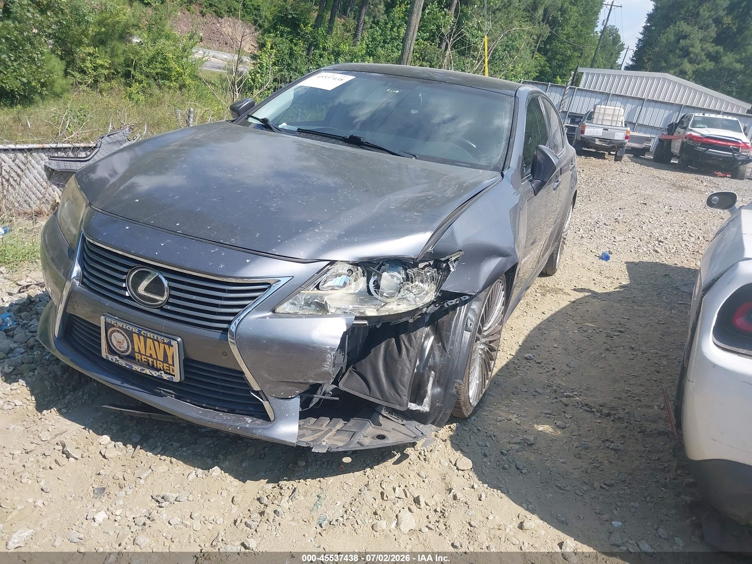 2015 Lexus Es 350   Gray vin: JTHBK1GG9F2190808