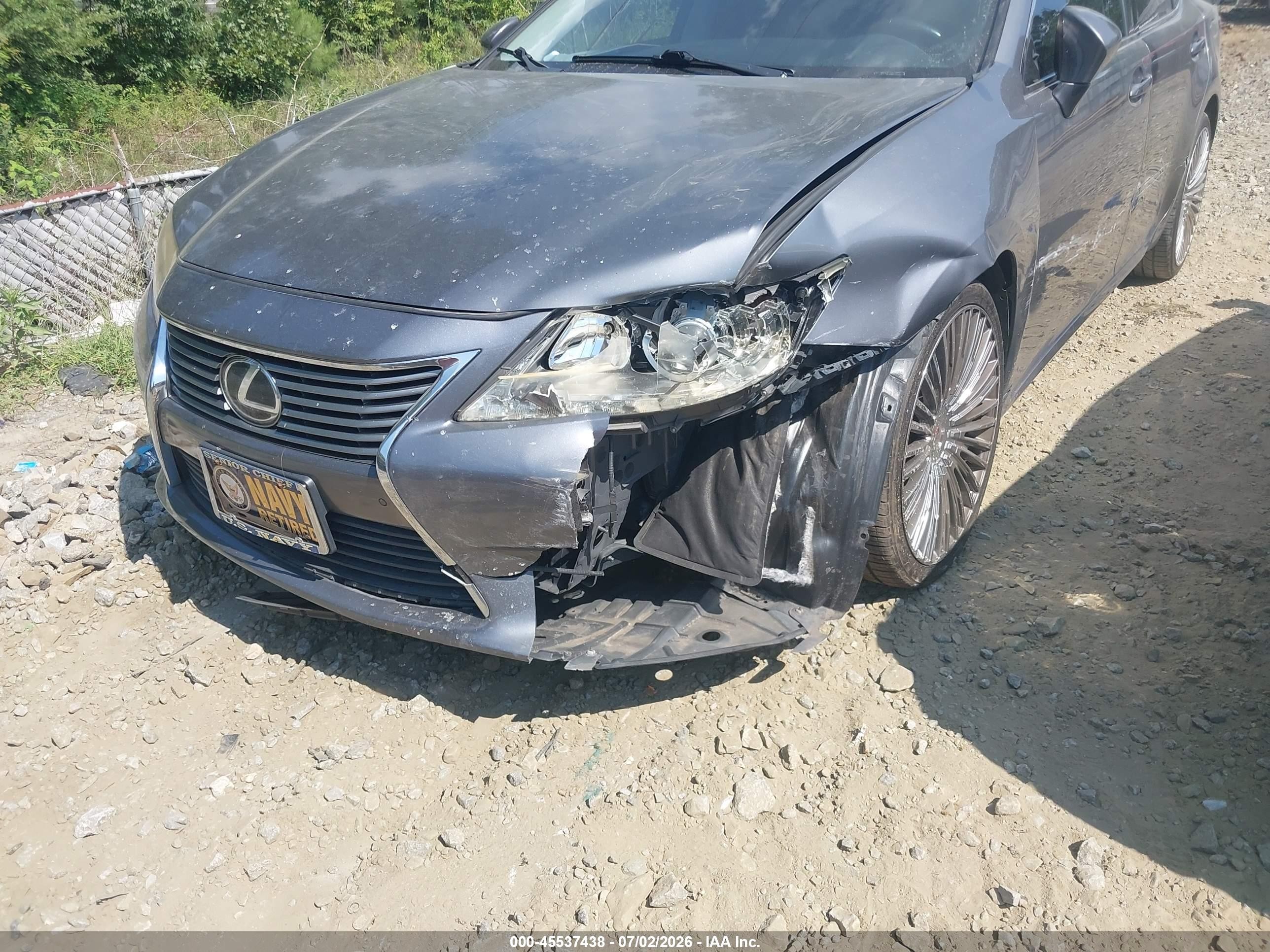 2015 Lexus Es 350   Gray vin: JTHBK1GG9F2190808