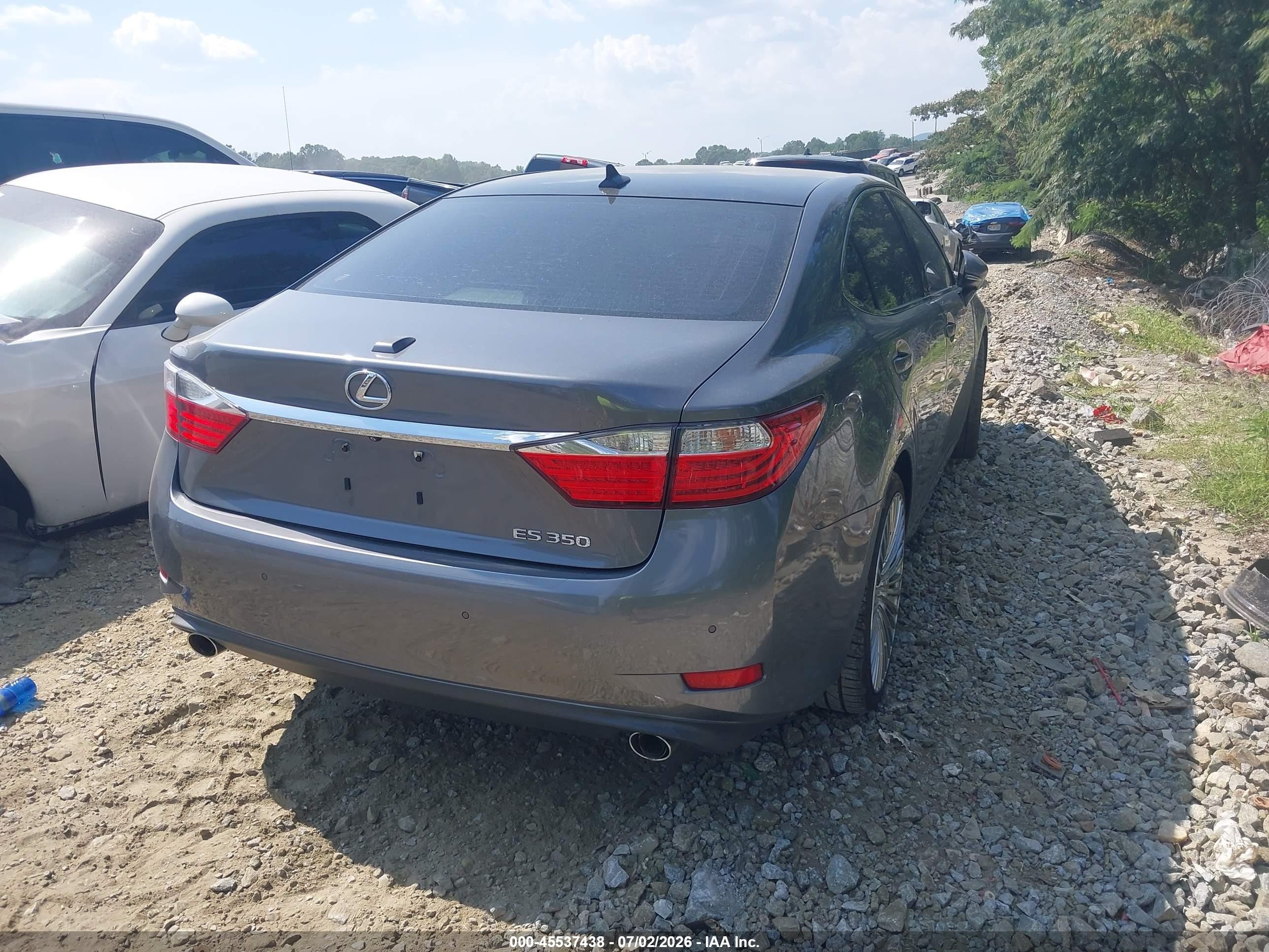 2015 Lexus Es 350   Gray vin: JTHBK1GG9F2190808