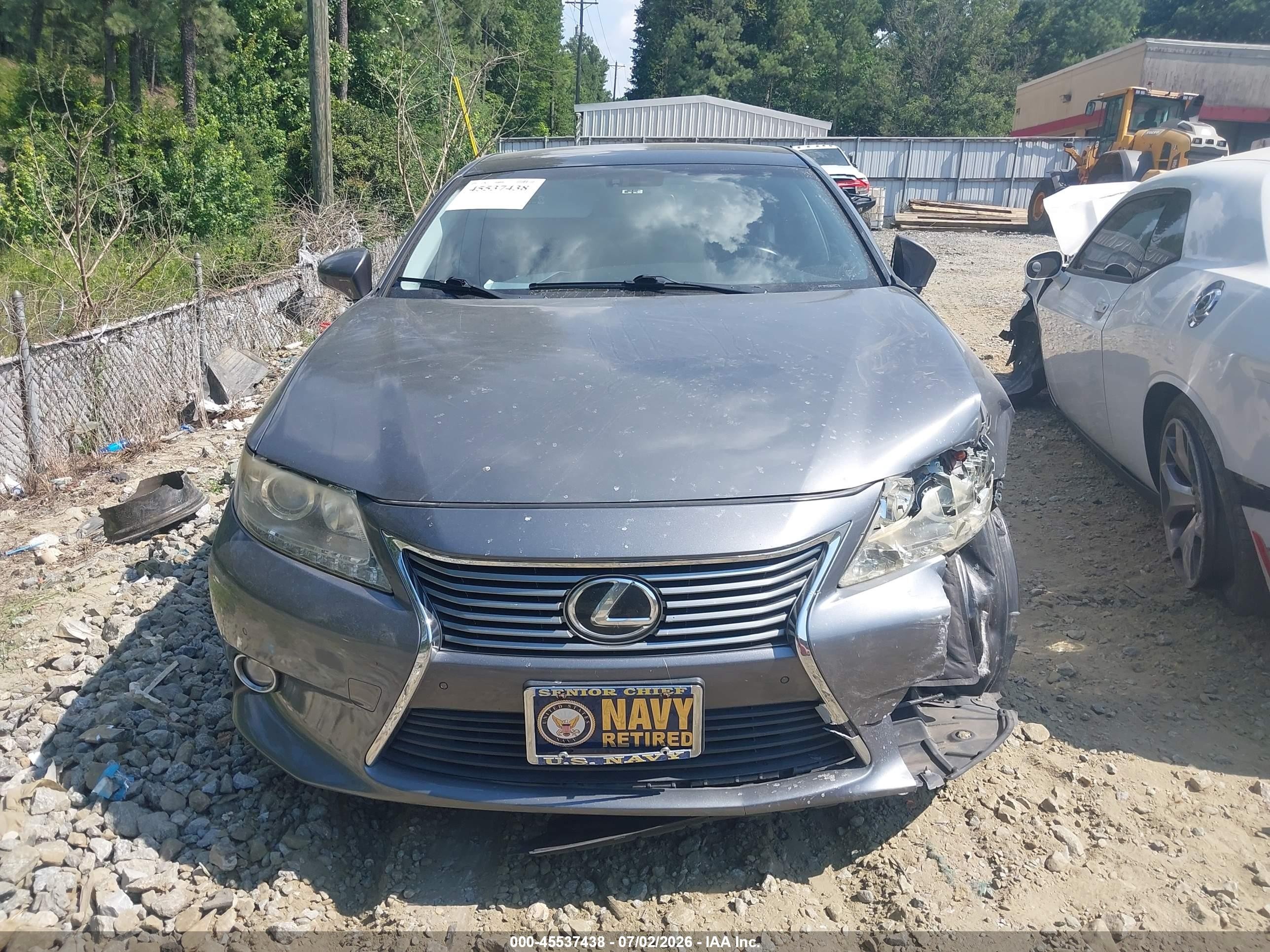 2015 Lexus Es 350   Gray vin: JTHBK1GG9F2190808