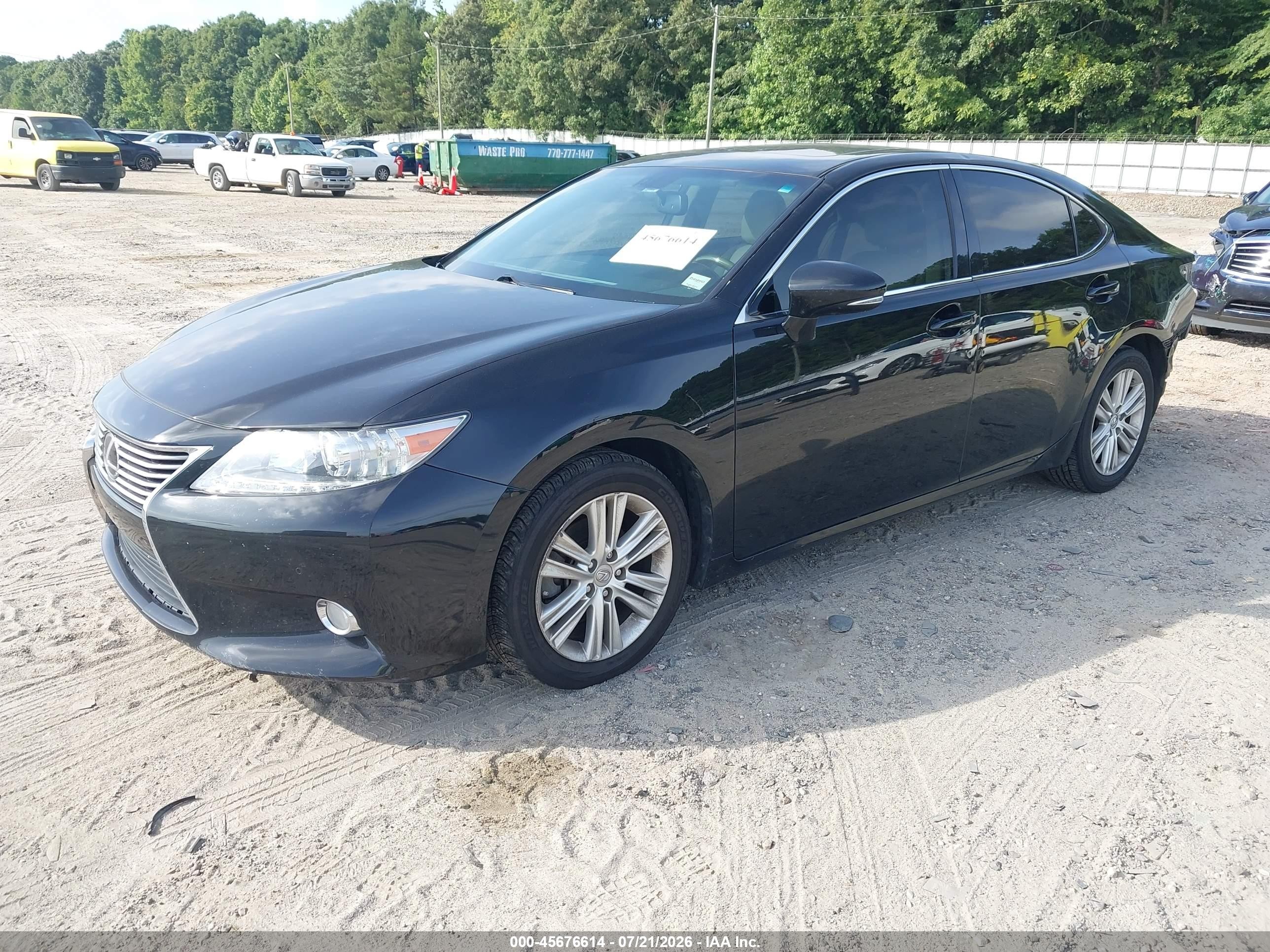2015 Lexus Es 350   Black vin: JTHBK1GG9F2198441