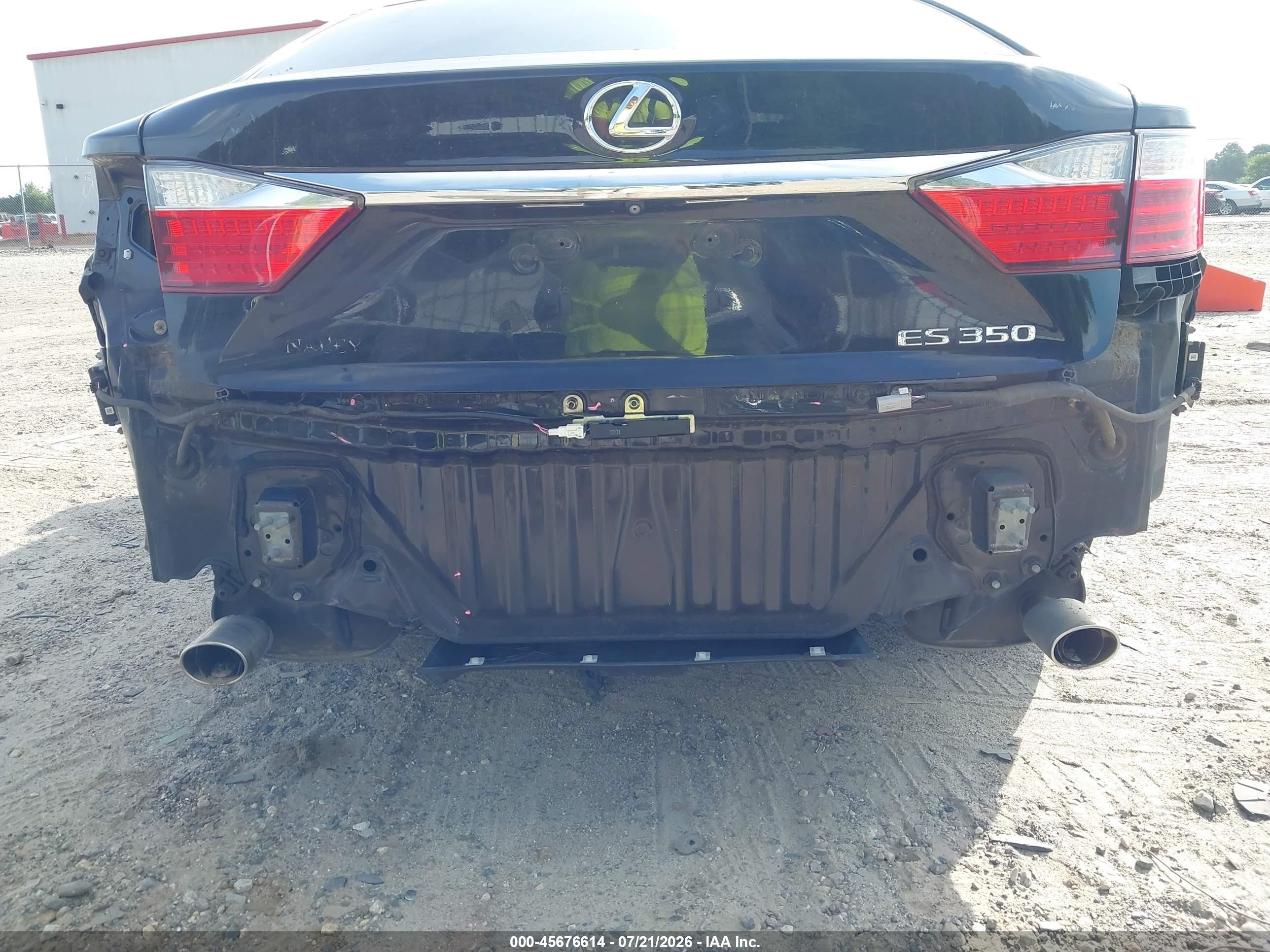 2015 Lexus Es 350   Black vin: JTHBK1GG9F2198441