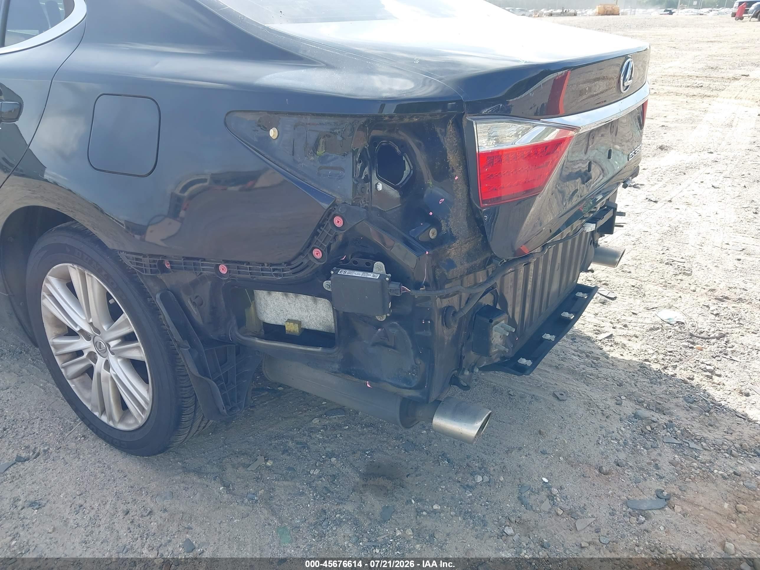 2015 Lexus Es 350   Black vin: JTHBK1GG9F2198441