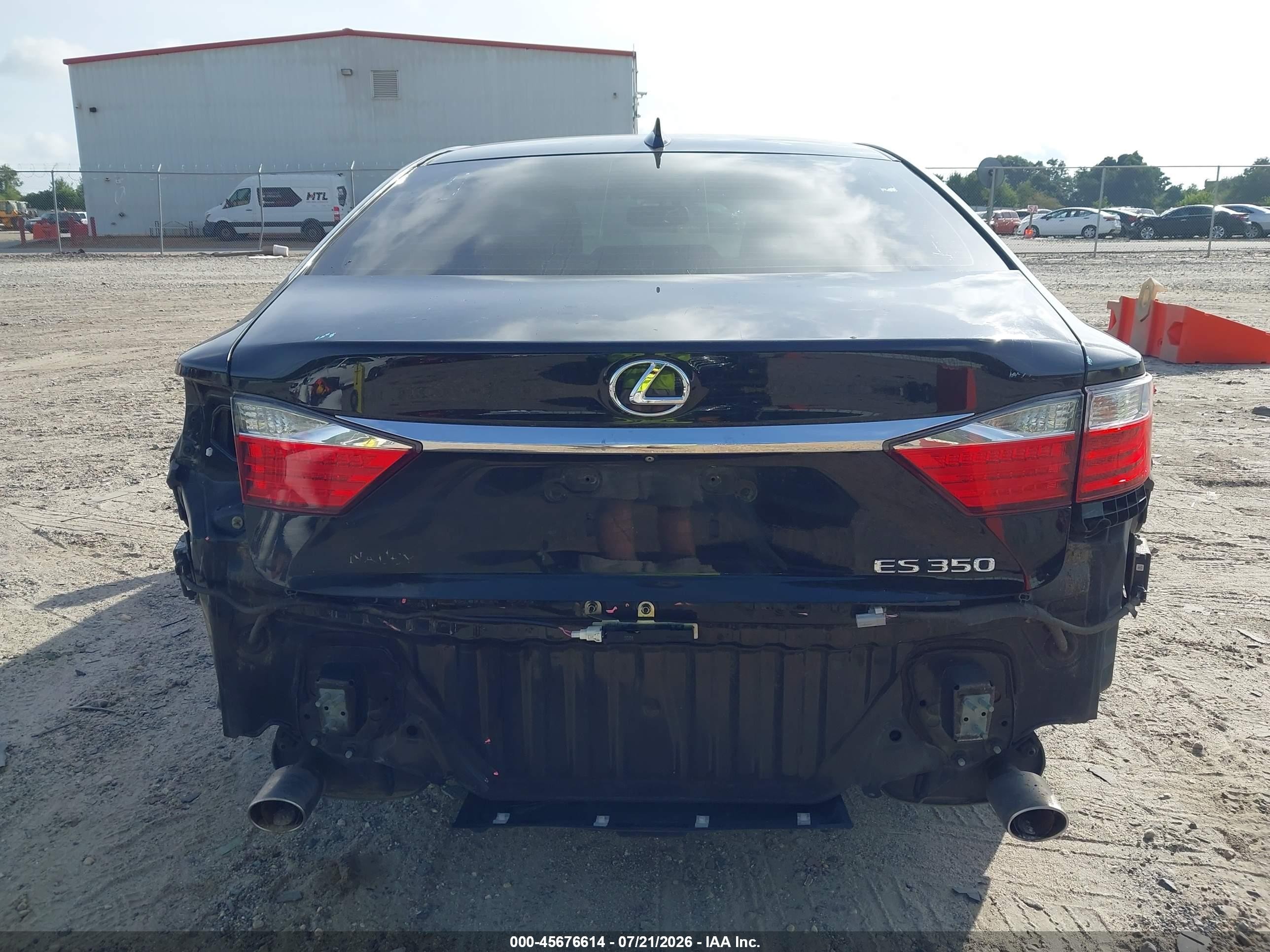 2015 Lexus Es 350   Black vin: JTHBK1GG9F2198441