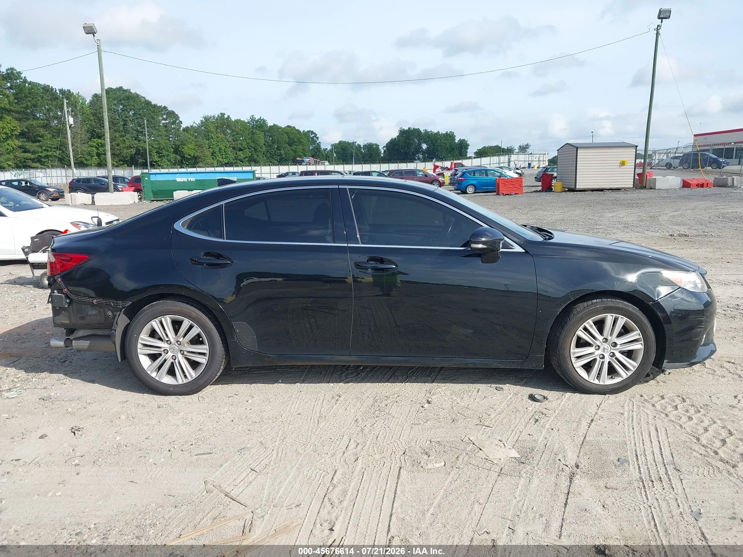 2015 Lexus Es 350   Black vin: JTHBK1GG9F2198441
