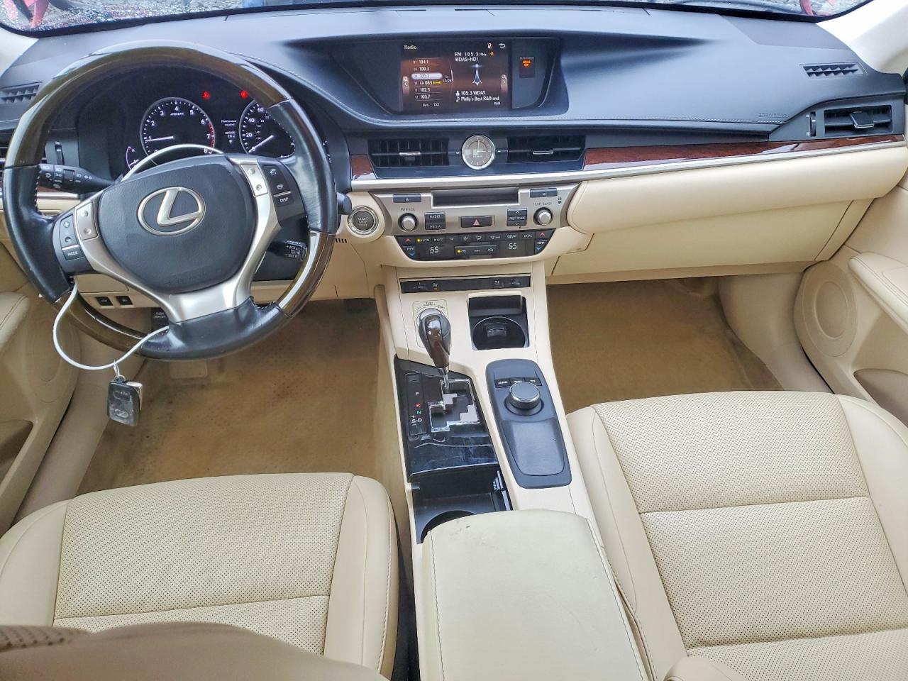 2015 Lexus Es 350 Red vin: JTHBK1GG9F2207848