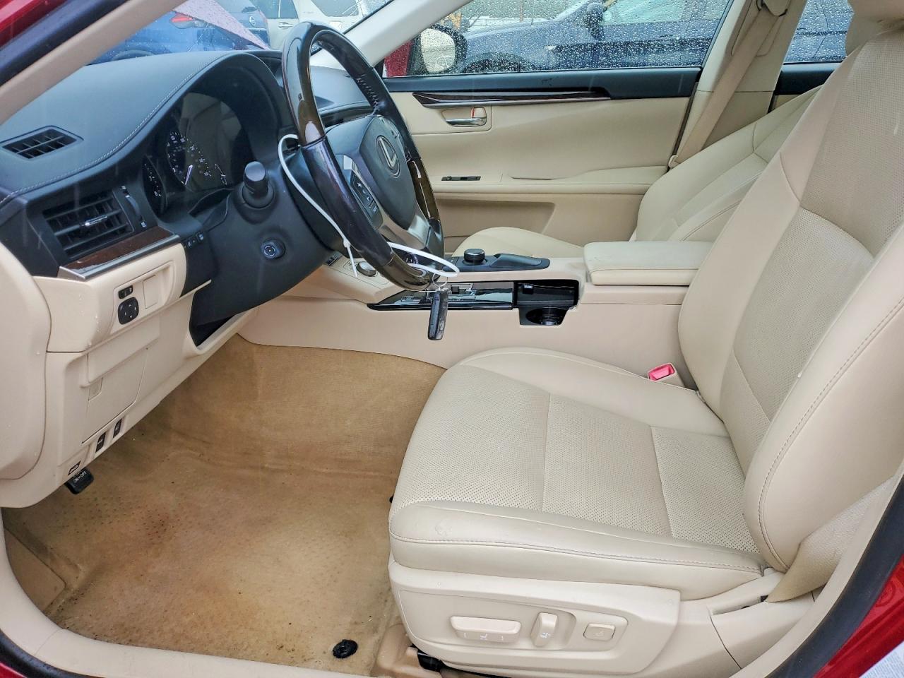2015 Lexus Es 350 Red vin: JTHBK1GG9F2207848