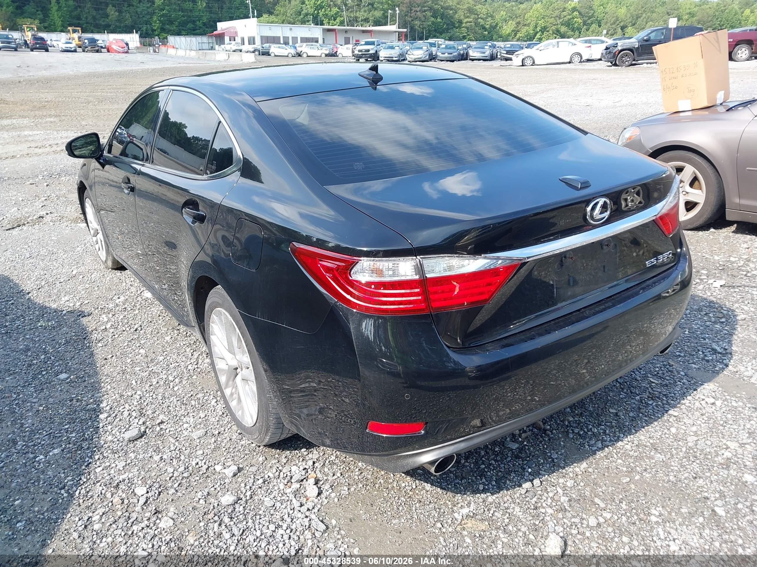 2015 Lexus Es 350   Black vin: JTHBK1GG9F2208160