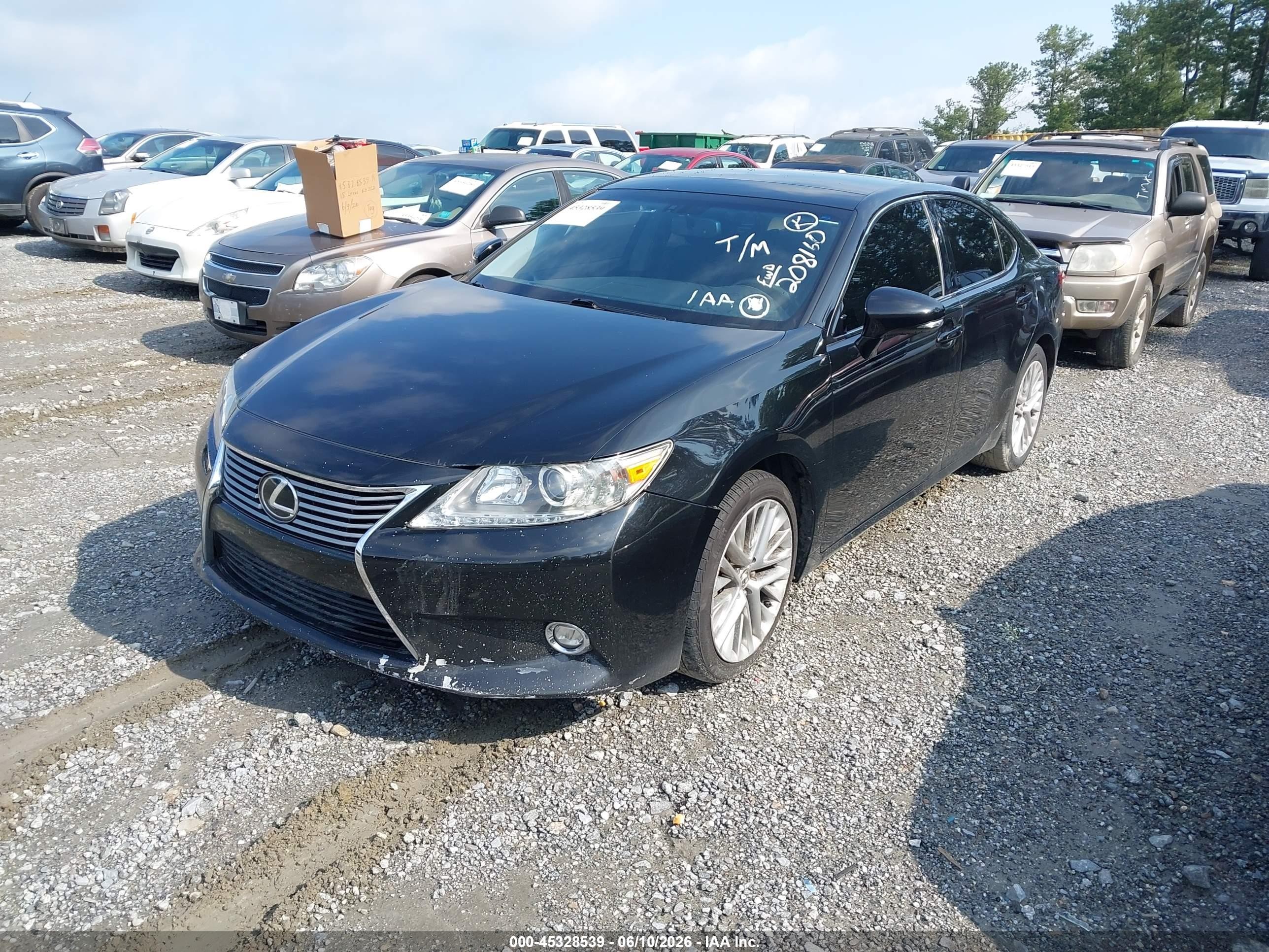 2015 Lexus Es 350   Black vin: JTHBK1GG9F2208160
