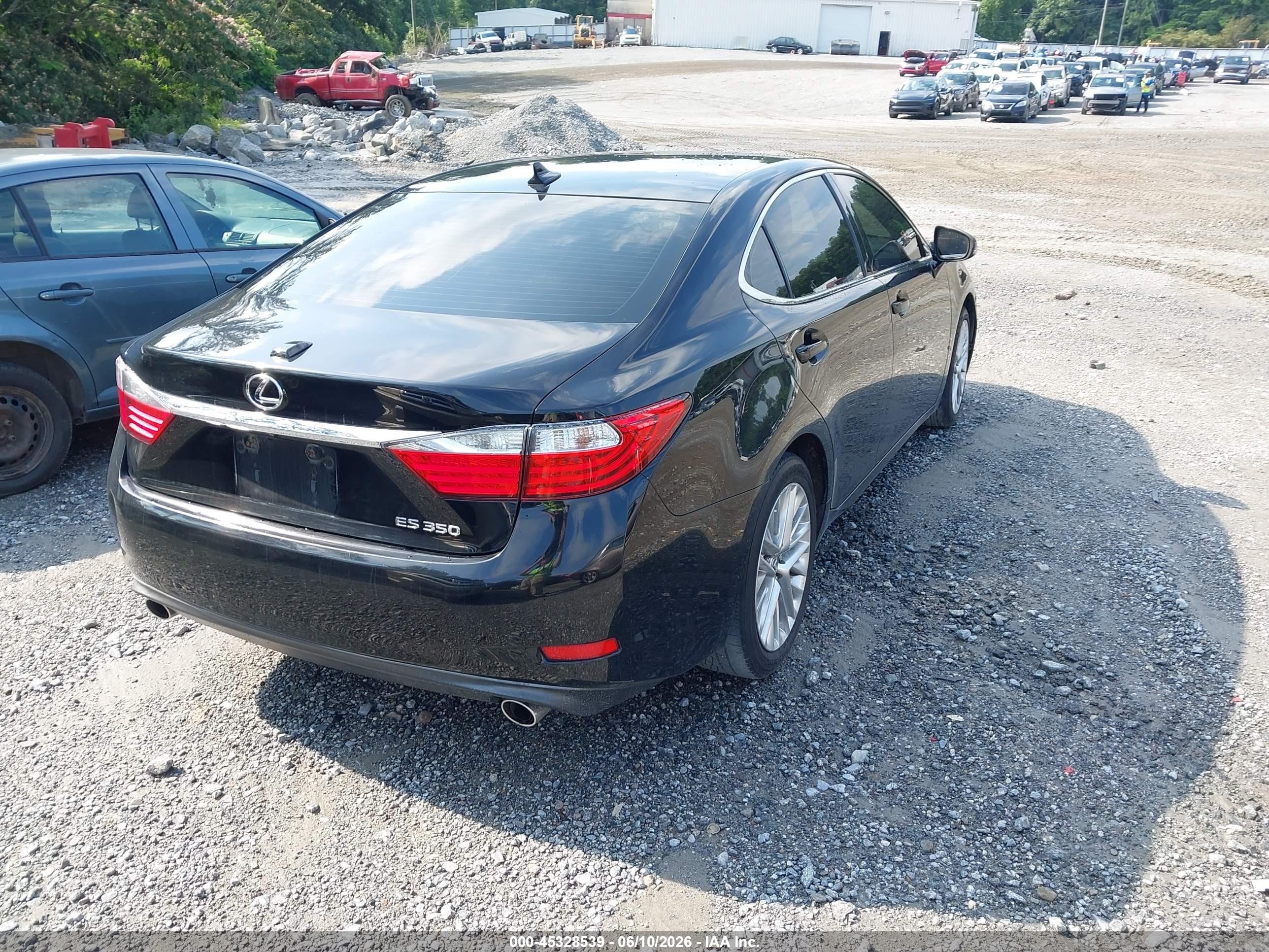 2015 Lexus Es 350   Black vin: JTHBK1GG9F2208160