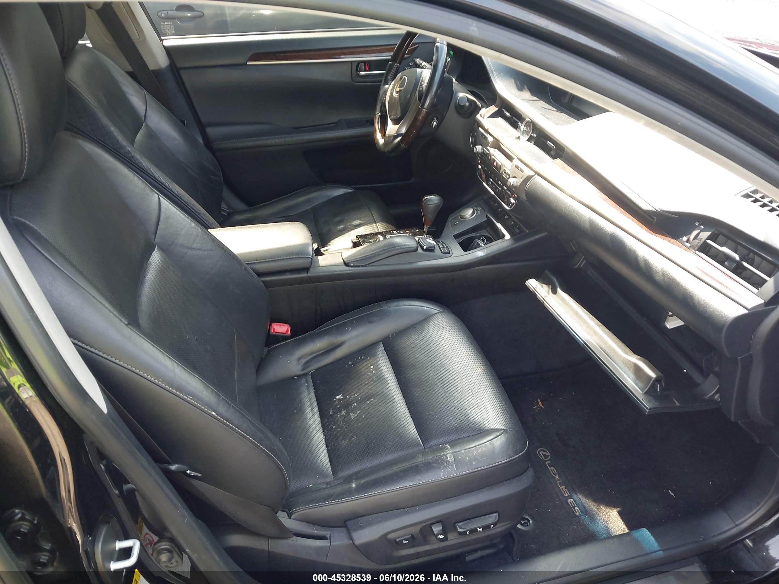 2015 Lexus Es 350   Black vin: JTHBK1GG9F2208160