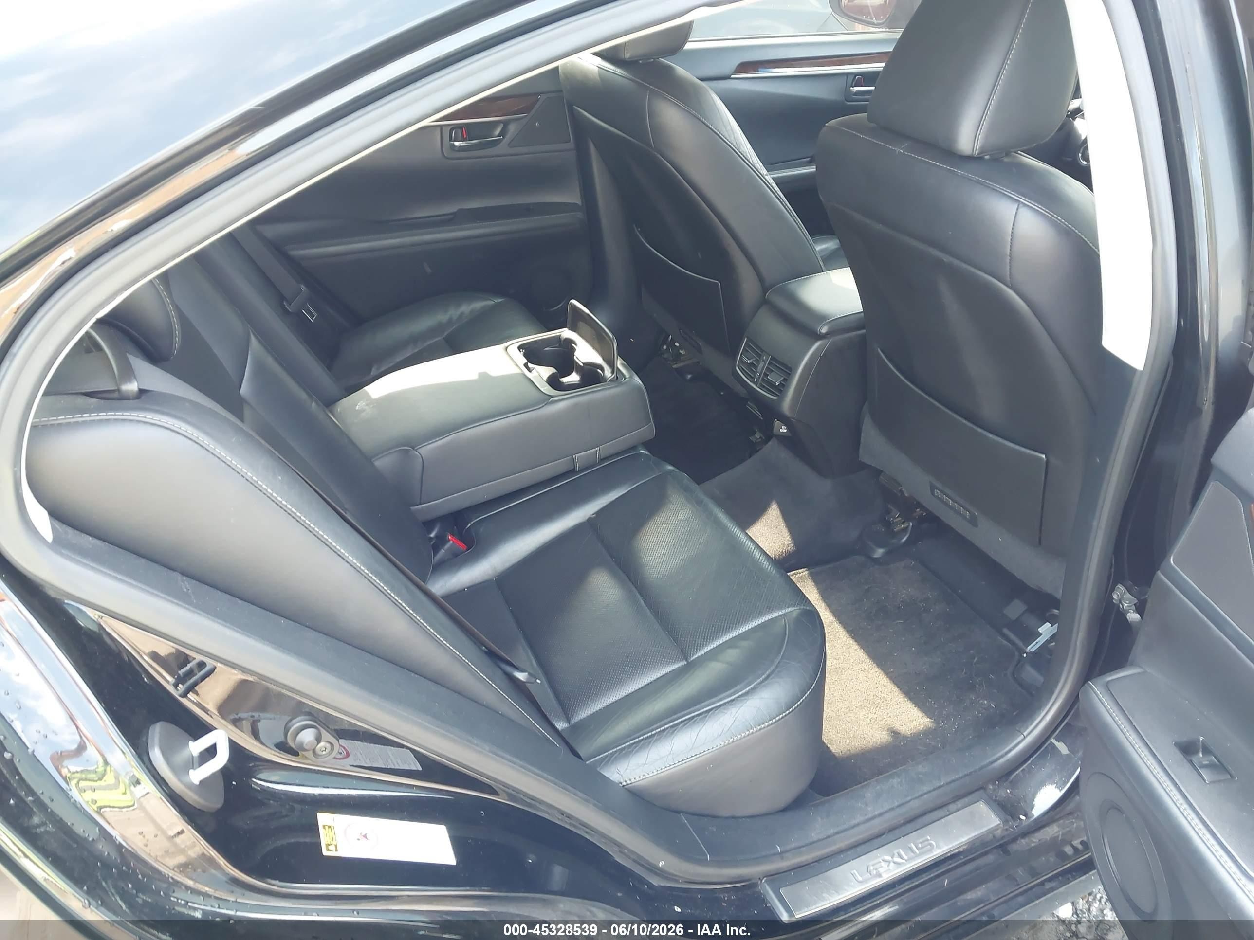 2015 Lexus Es 350   Black vin: JTHBK1GG9F2208160