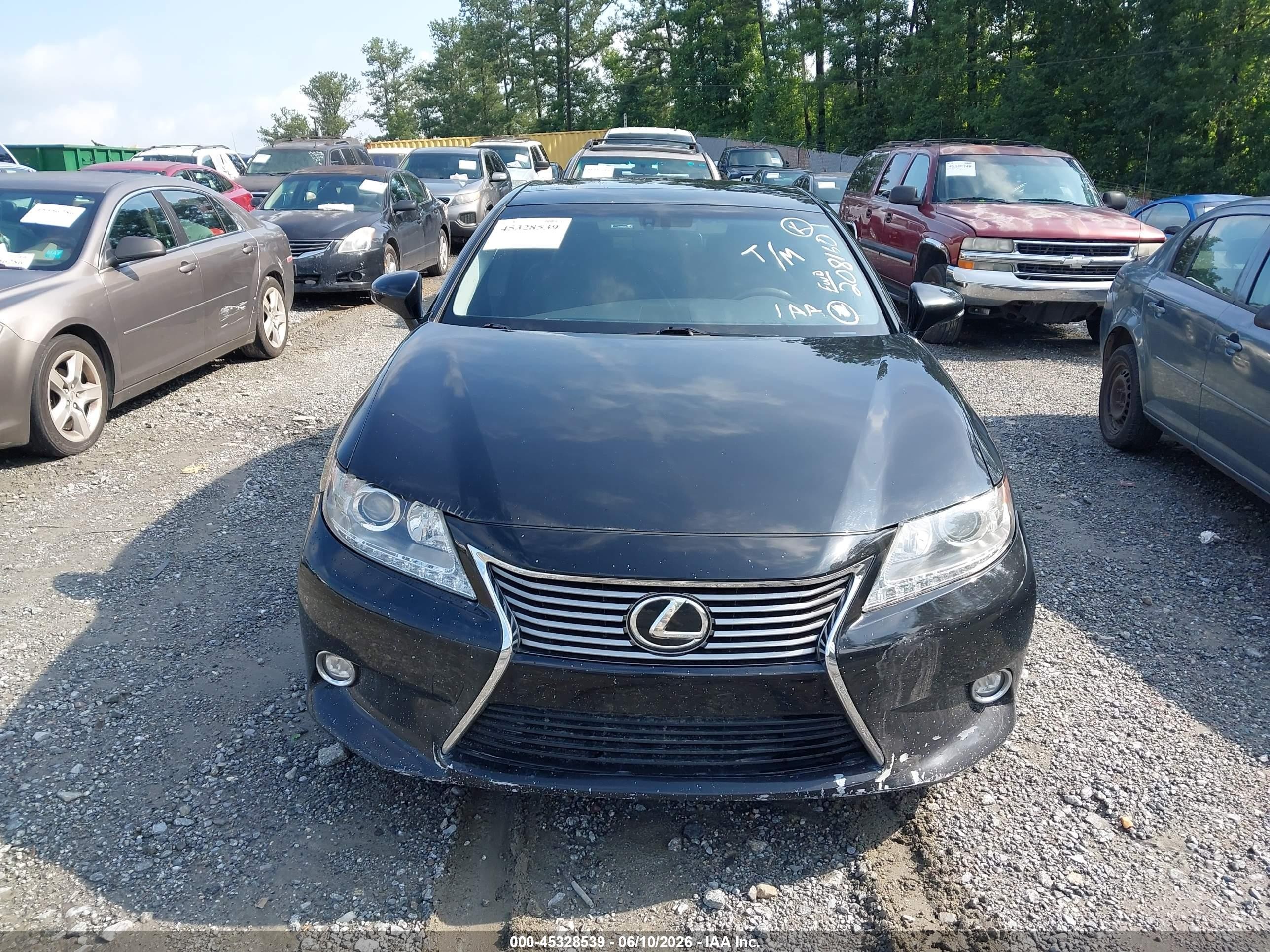 2015 Lexus Es 350   Black vin: JTHBK1GG9F2208160