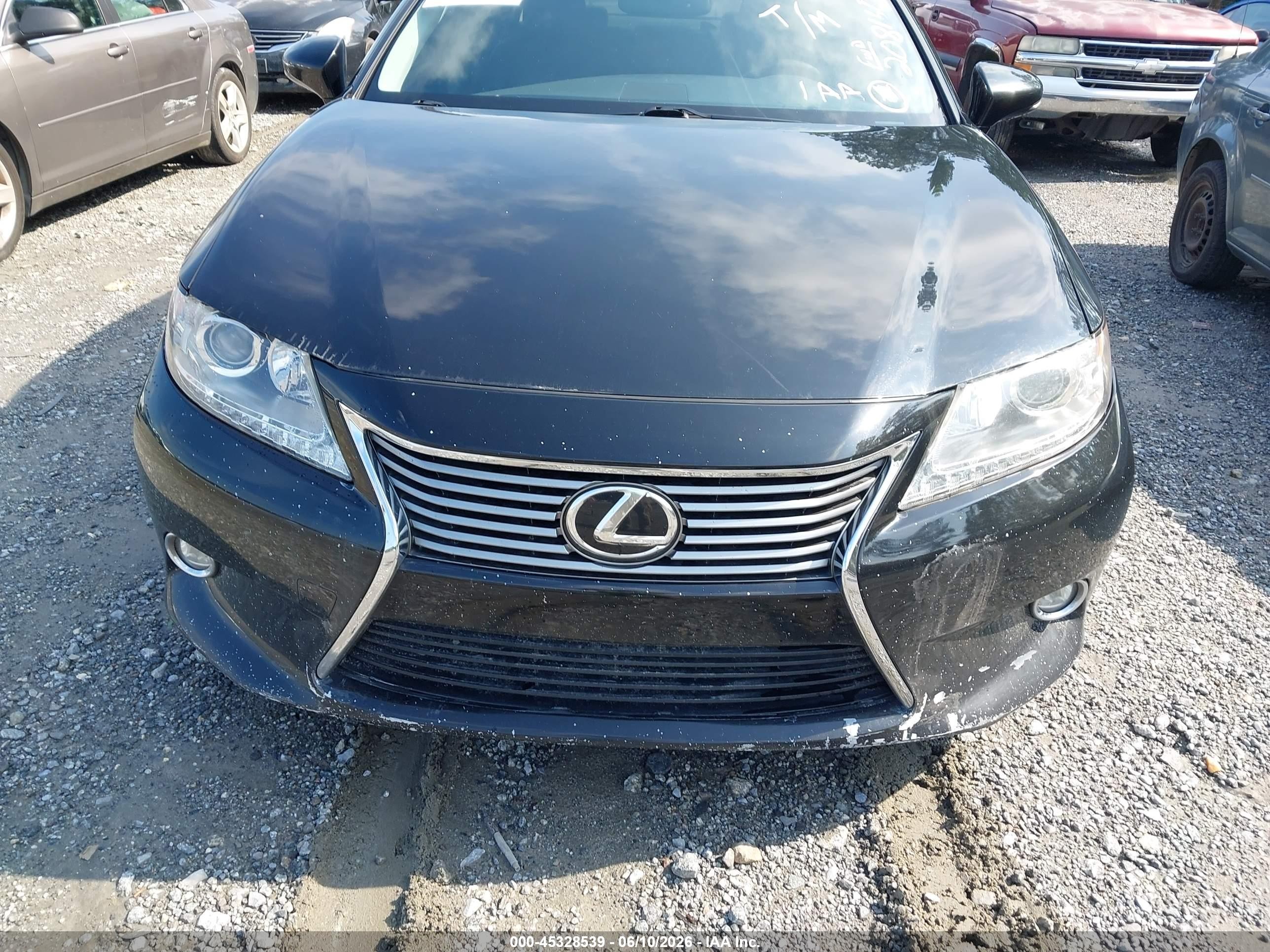 2015 Lexus Es 350   Black vin: JTHBK1GG9F2208160