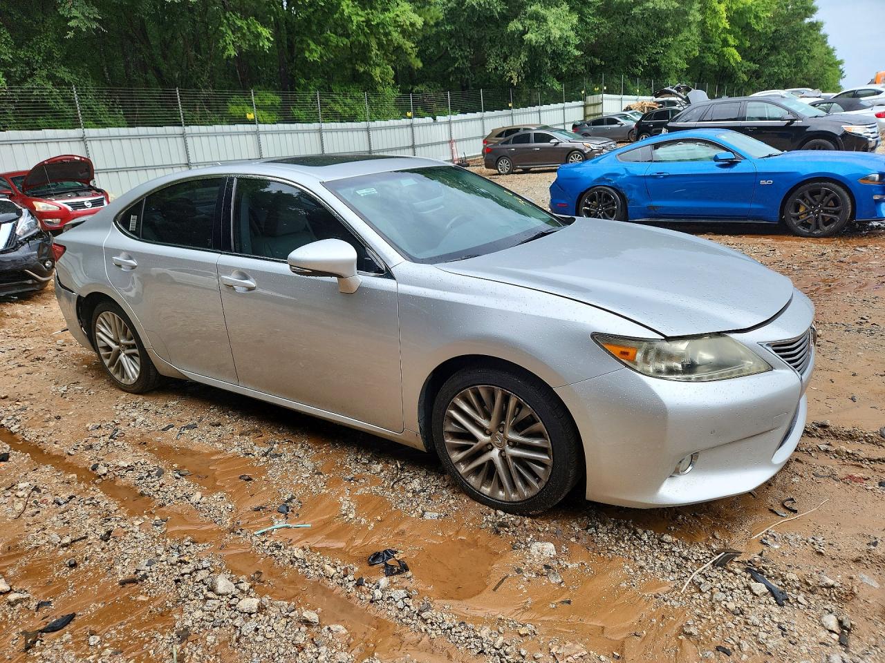 2013 Lexus Es 350 Серебряный vin: JTHBK1GGXD2004447