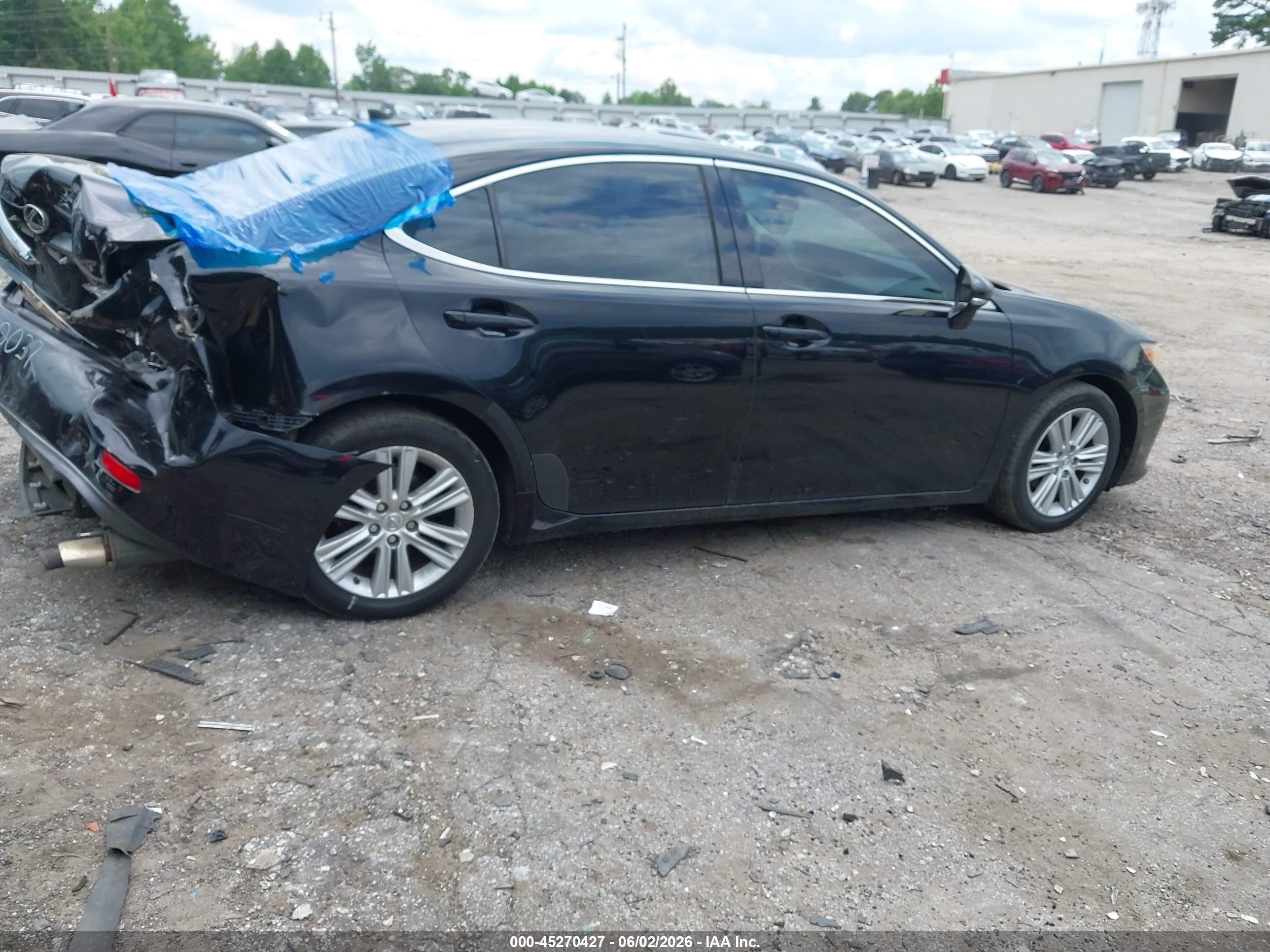 2013 Lexus Es 350 Black vin: JTHBK1GGXD2010037