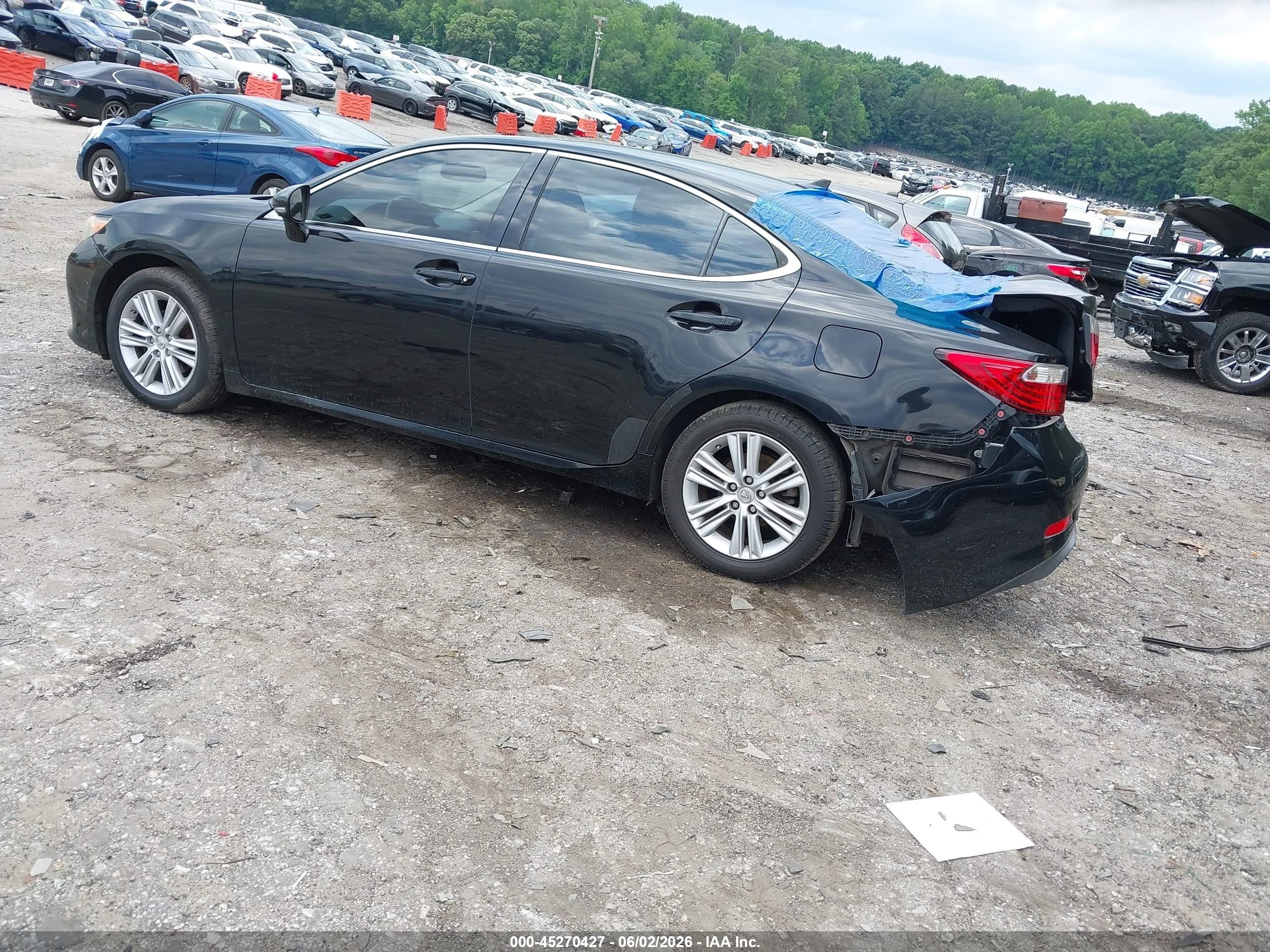2013 Lexus Es 350 Black vin: JTHBK1GGXD2010037