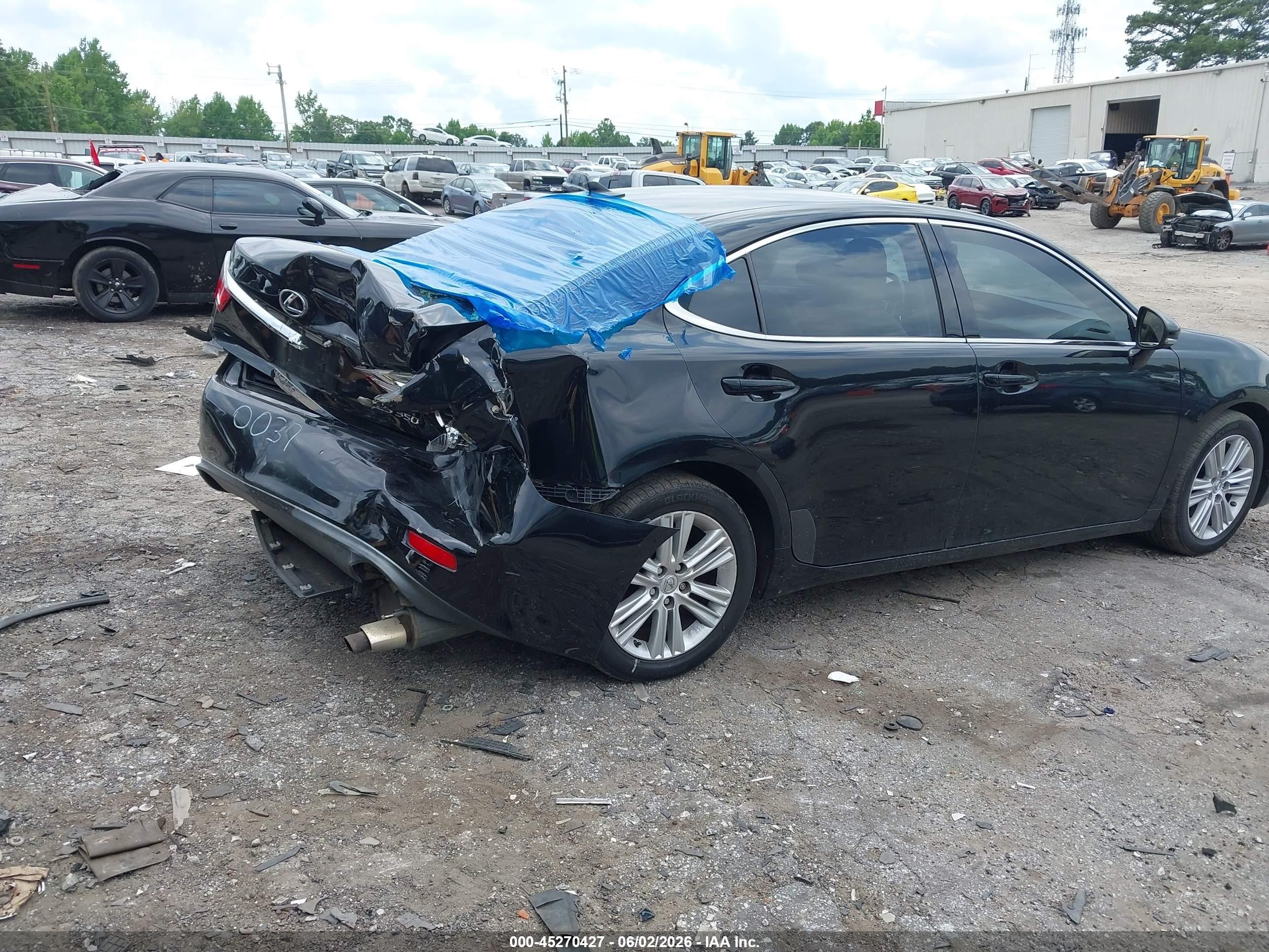 2013 Lexus Es 350 Black vin: JTHBK1GGXD2010037