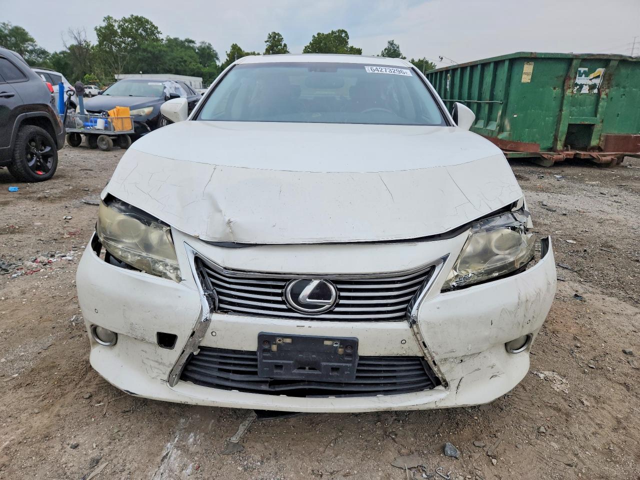 2013 Lexus Es 350 White vin: JTHBK1GGXD2019126