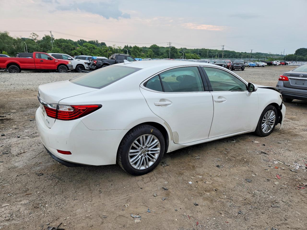 2013 Lexus Es 350 White vin: JTHBK1GGXD2019126