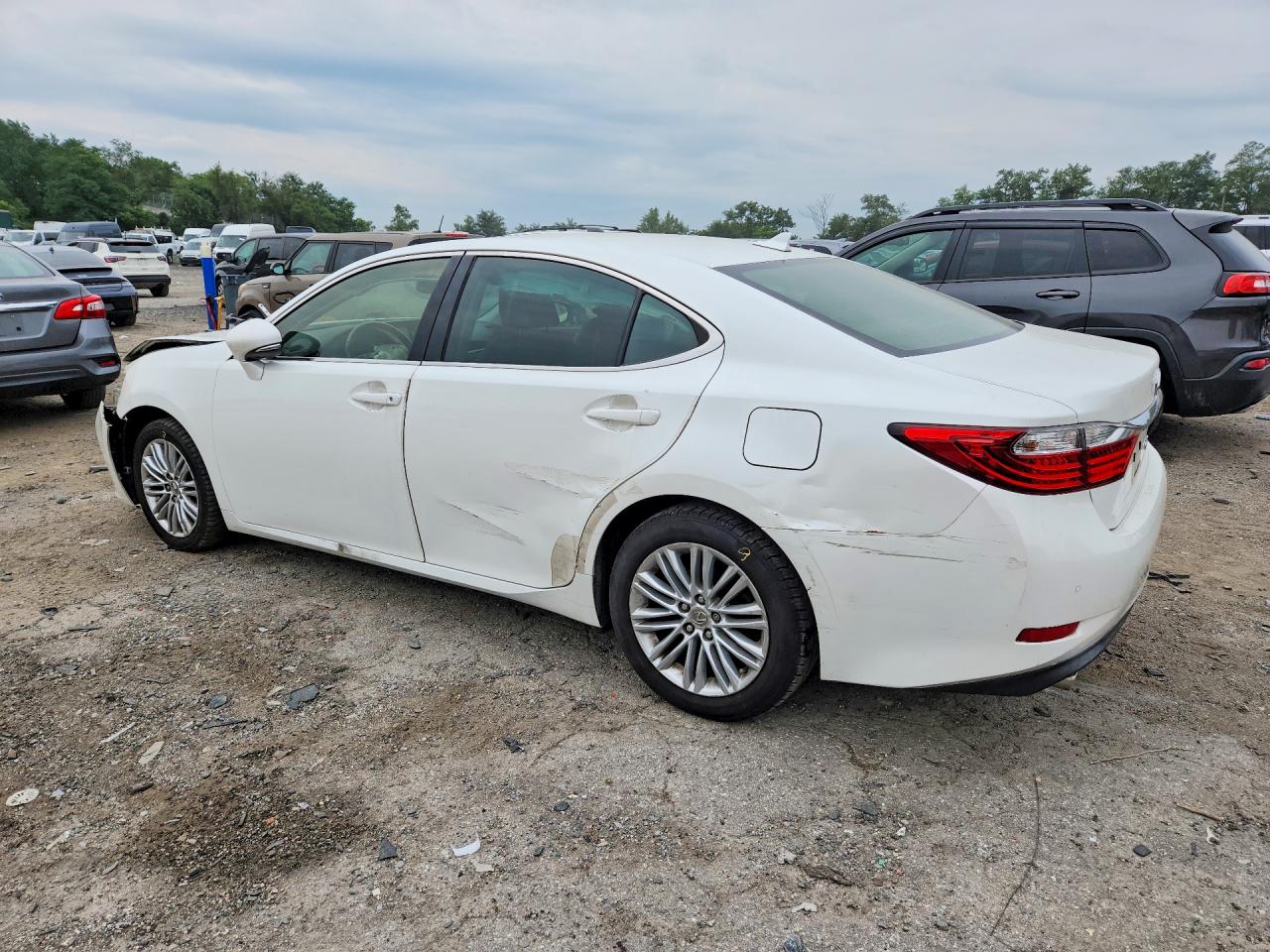 2013 Lexus Es 350 White vin: JTHBK1GGXD2019126