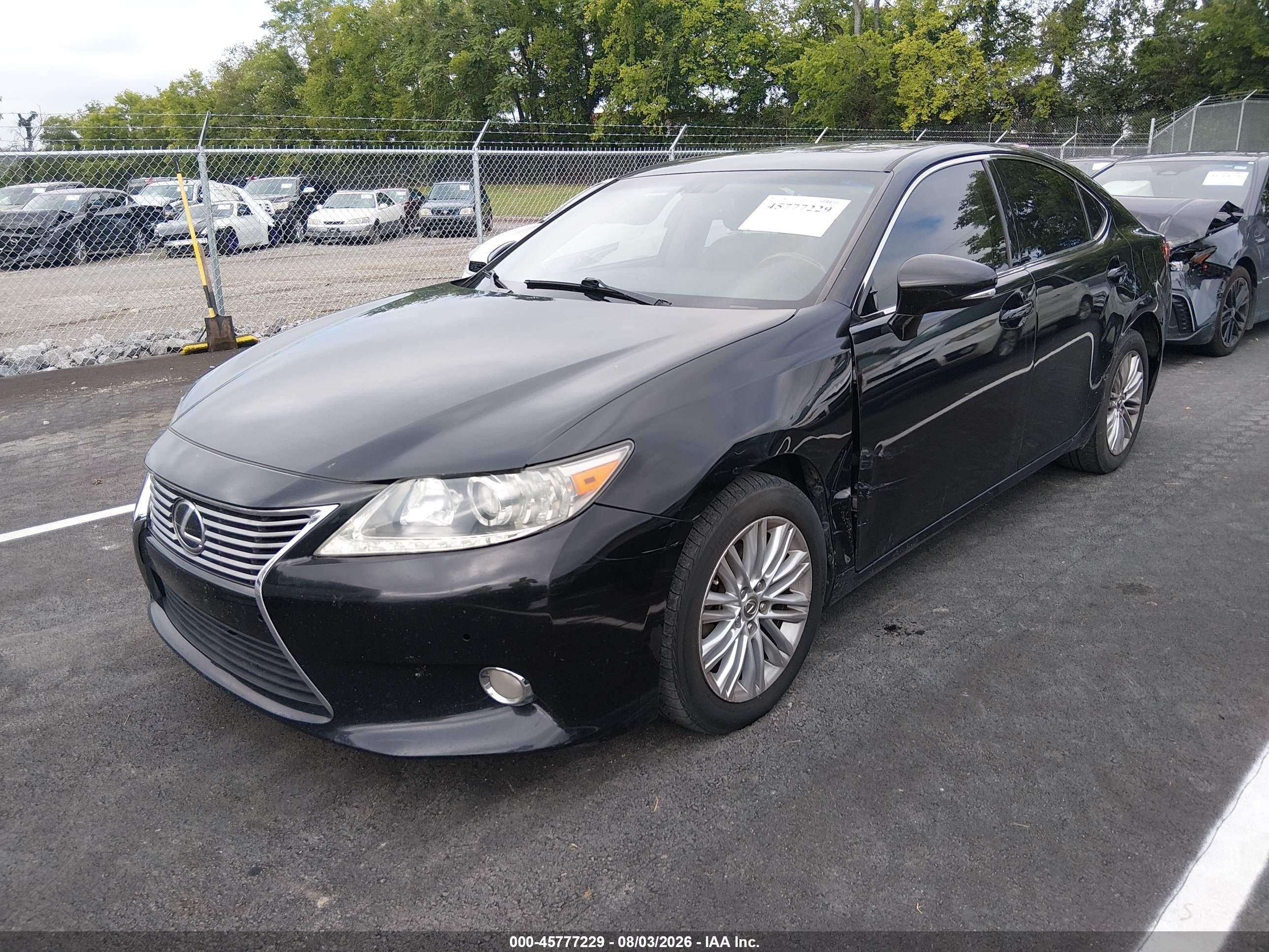 2013 Lexus Es 350   Black vin: JTHBK1GGXD2024701
