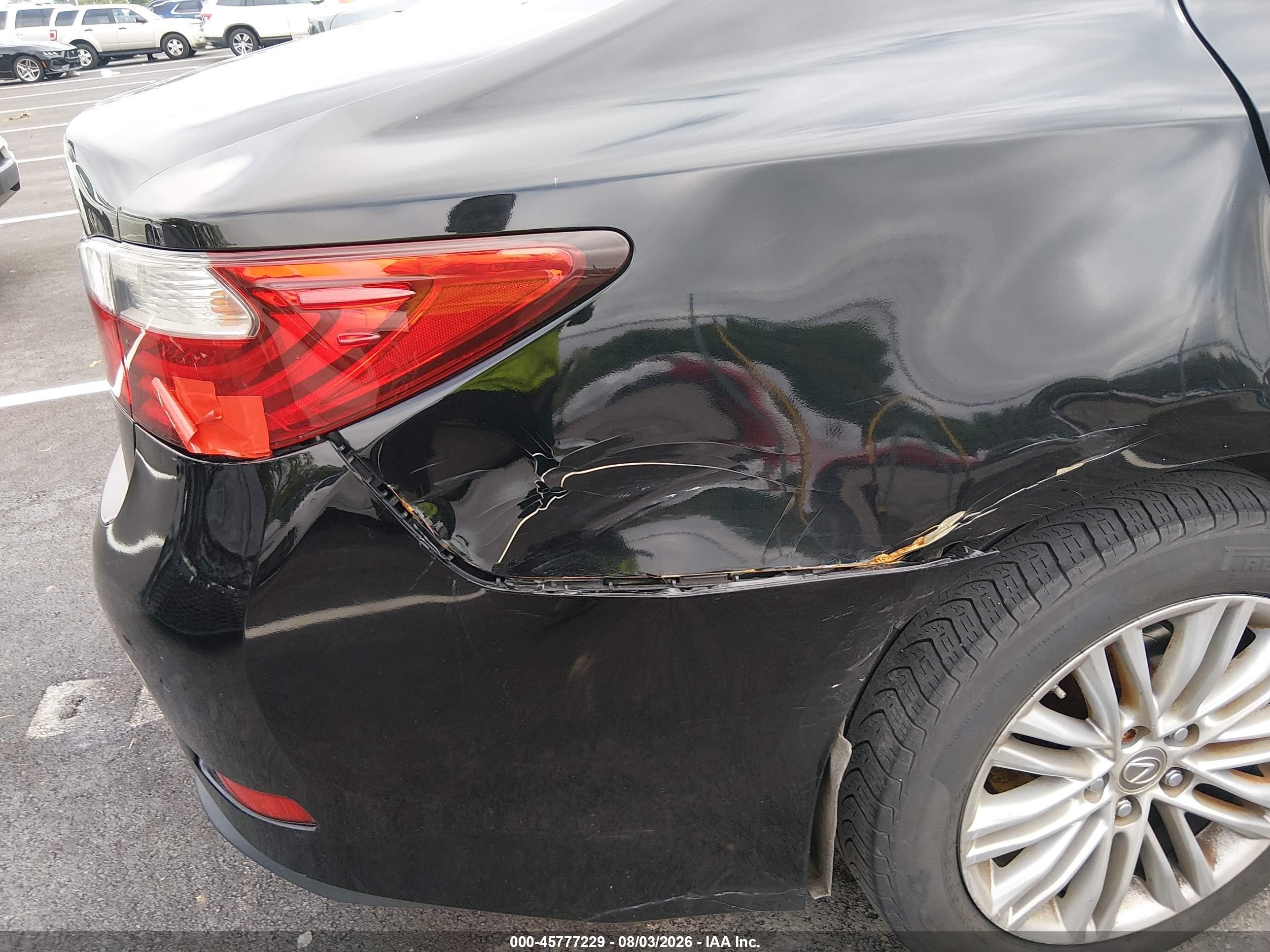 2013 Lexus Es 350   Black vin: JTHBK1GGXD2024701
