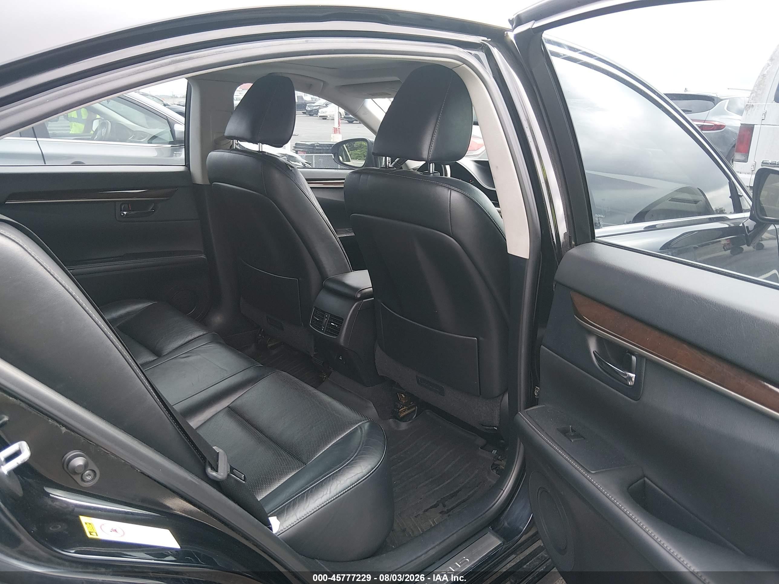 2013 Lexus Es 350   Black vin: JTHBK1GGXD2024701