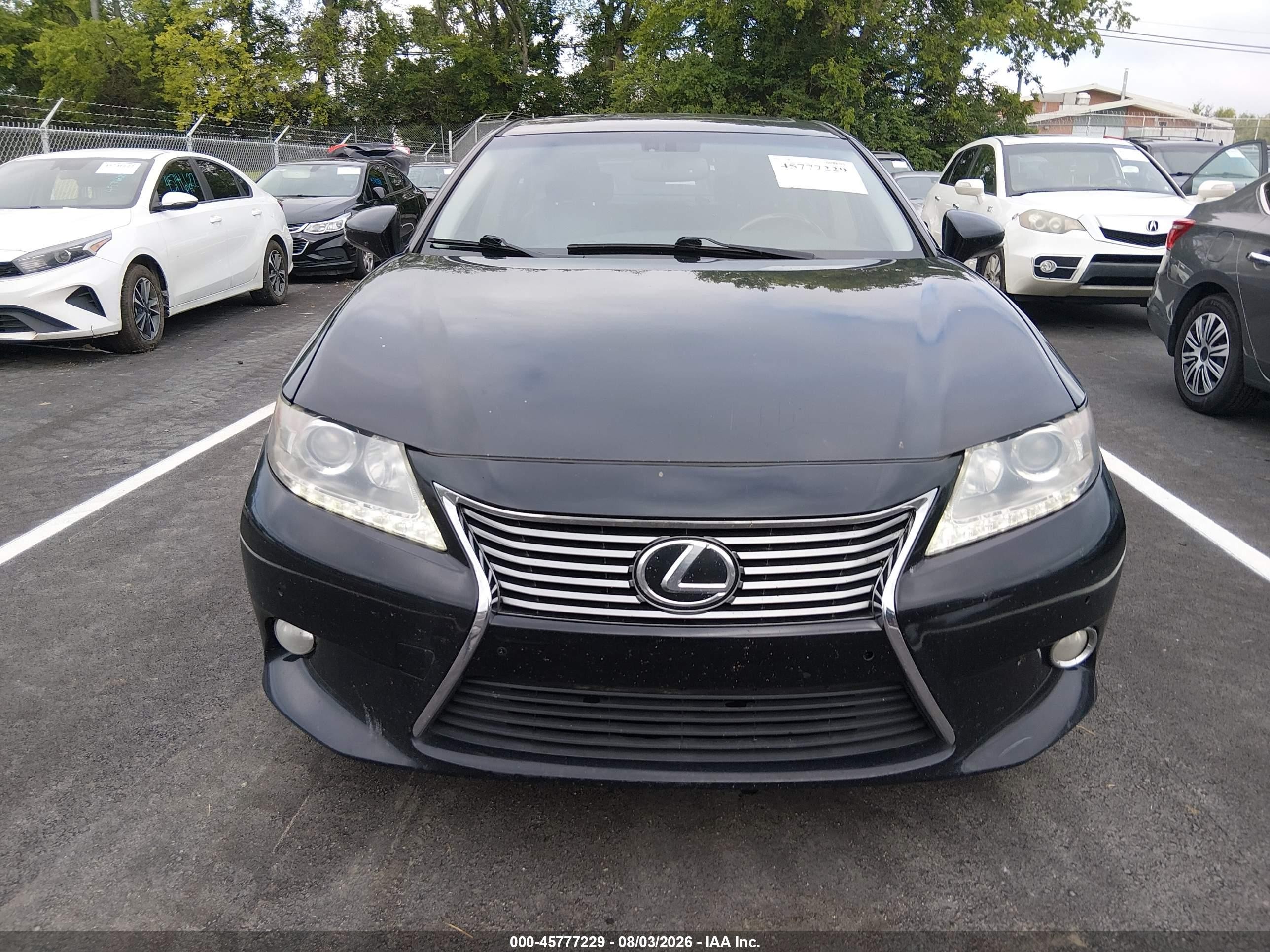 2013 Lexus Es 350   Black vin: JTHBK1GGXD2024701