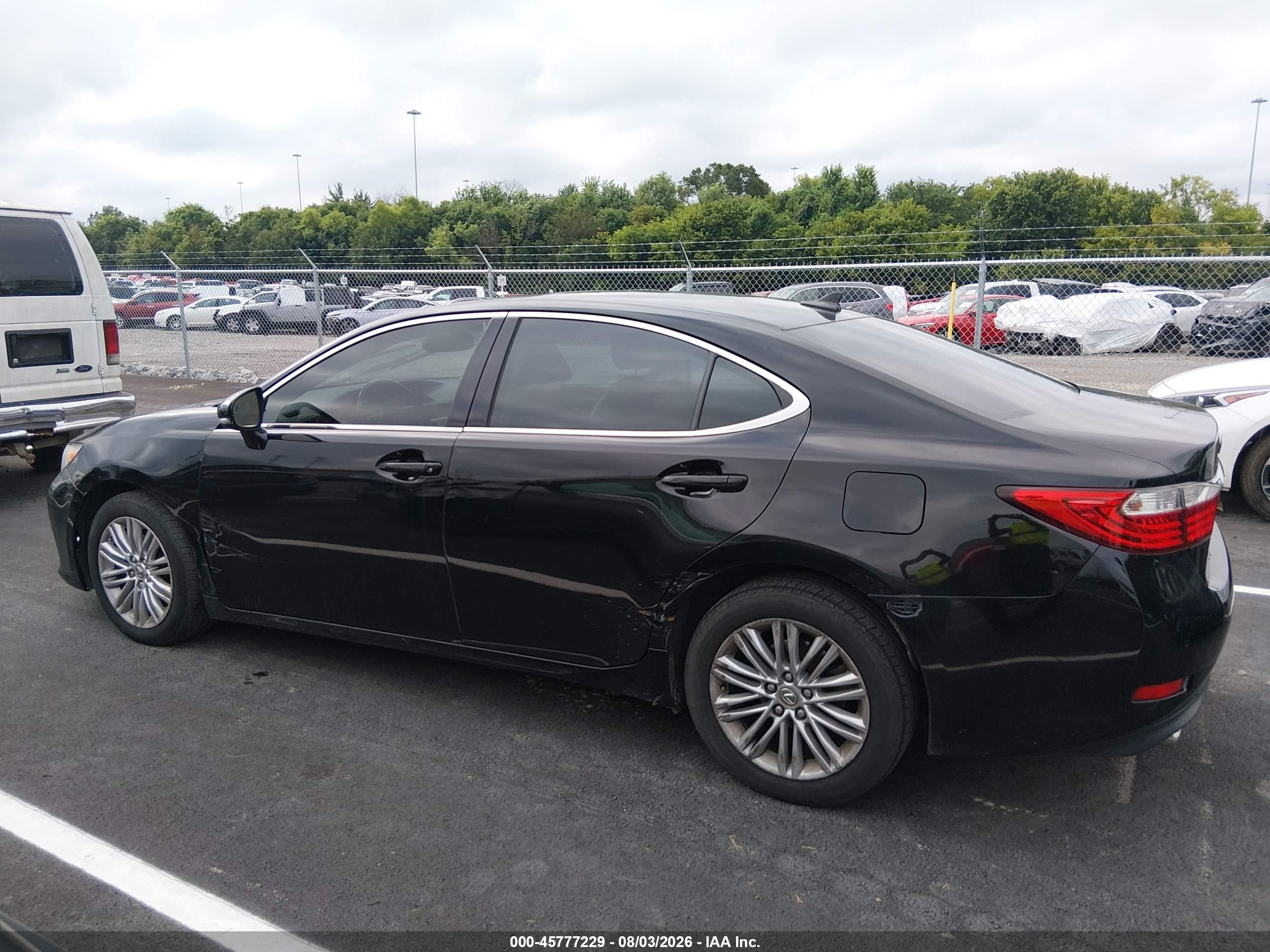 2013 Lexus Es 350   Black vin: JTHBK1GGXD2024701