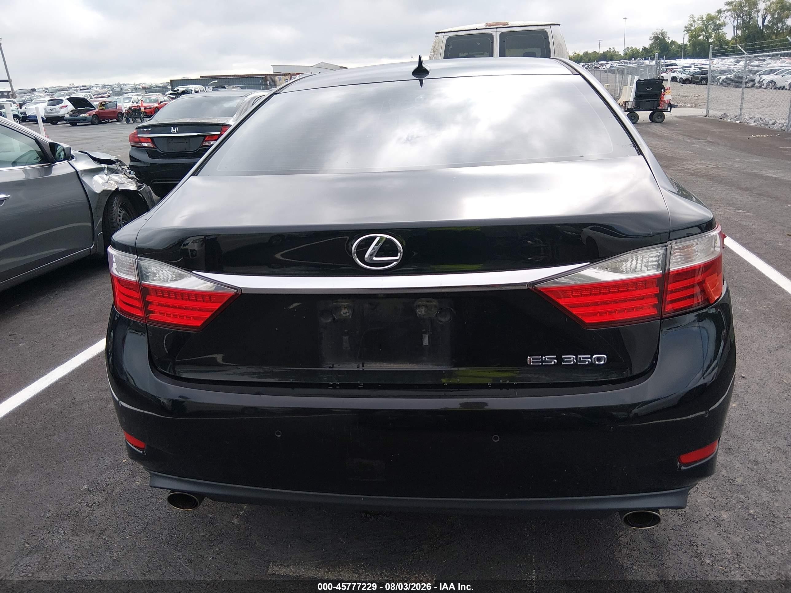 2013 Lexus Es 350   Black vin: JTHBK1GGXD2024701