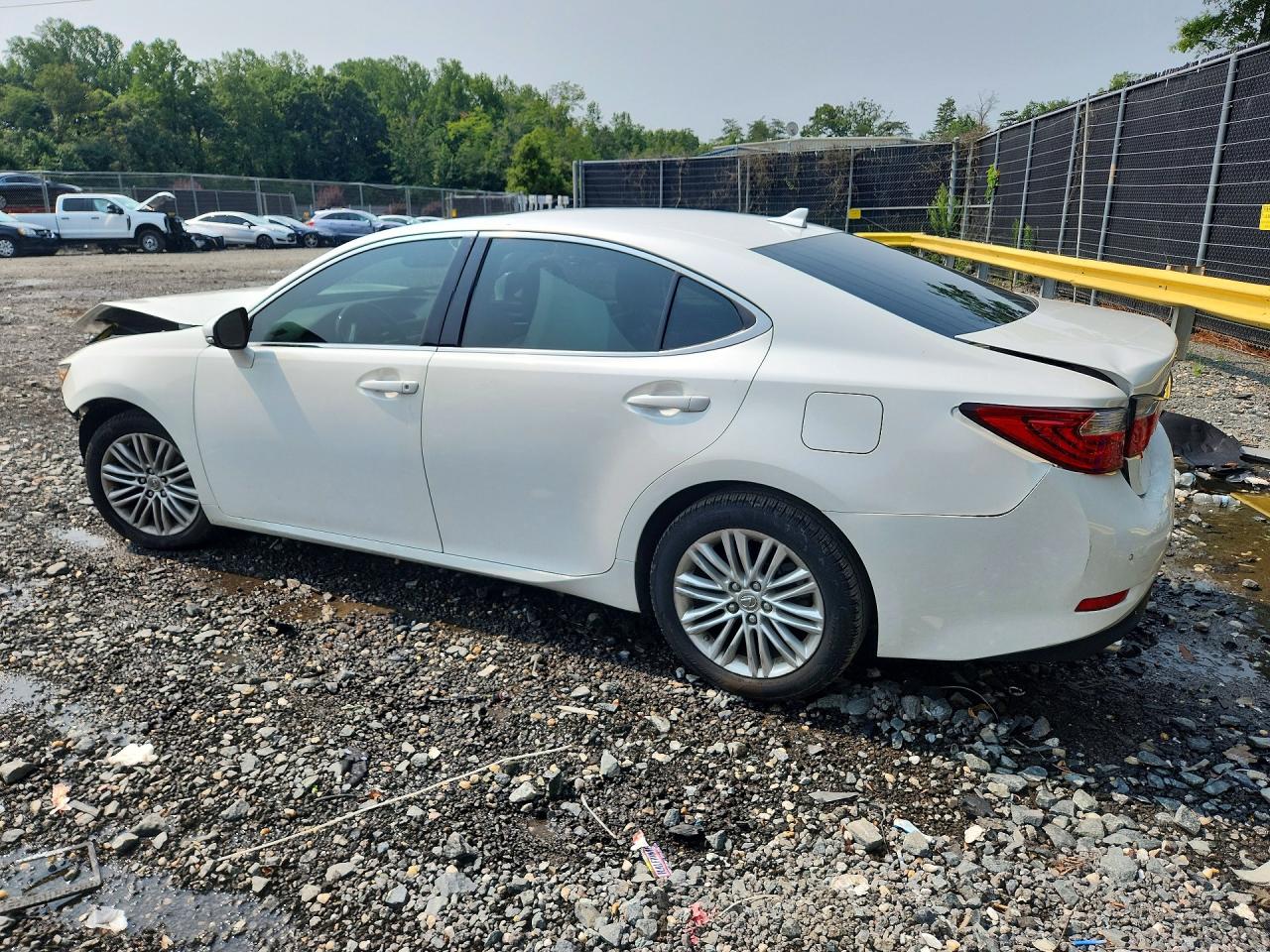 2013 Lexus Es 350 White vin: JTHBK1GGXD2024908