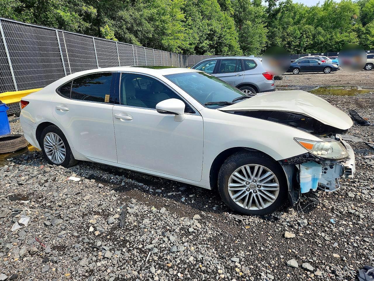 2013 Lexus Es 350 White vin: JTHBK1GGXD2024908
