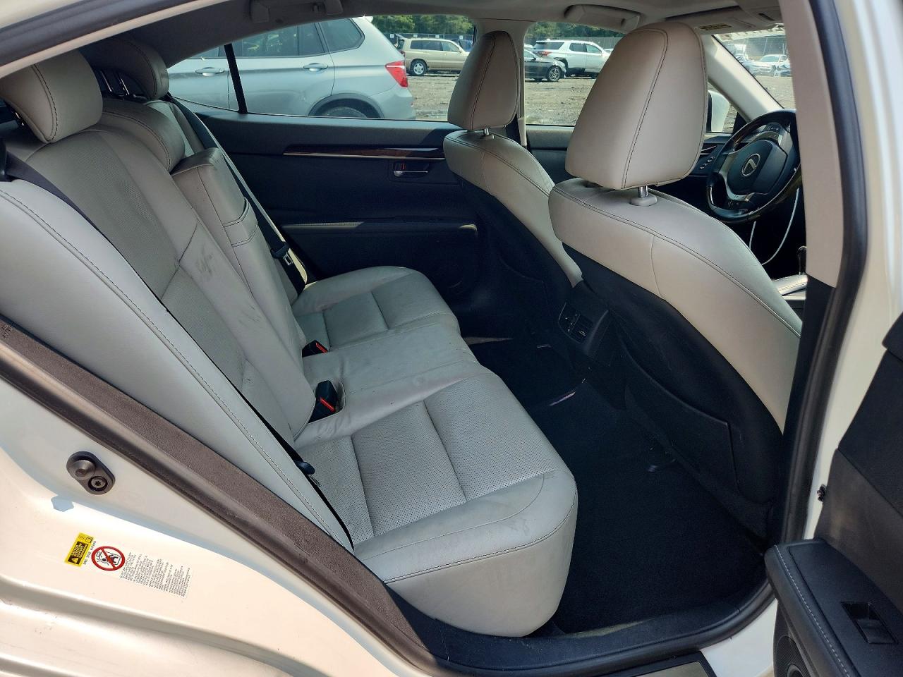 2013 Lexus Es 350 White vin: JTHBK1GGXD2024908