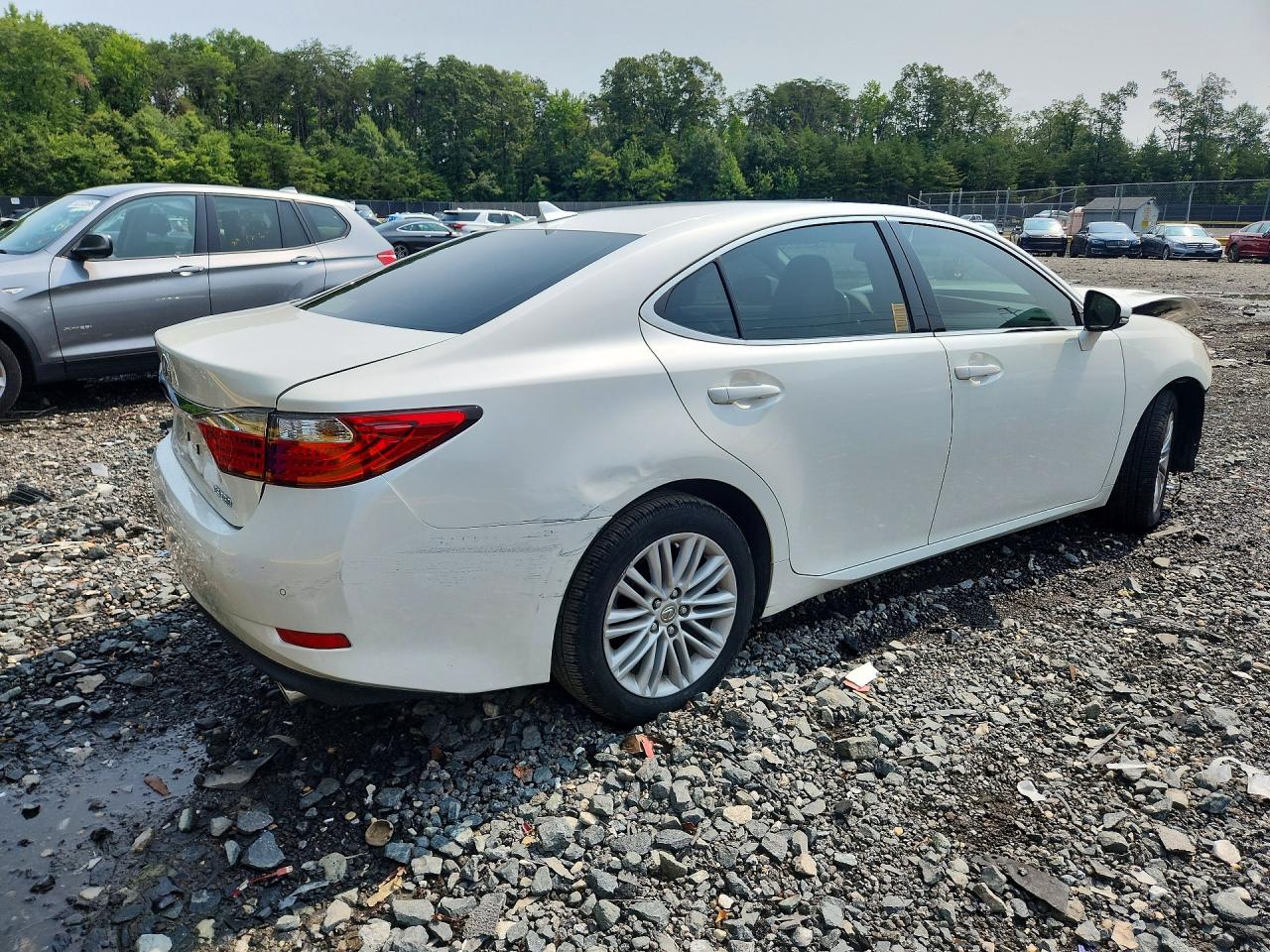 2013 Lexus Es 350 White vin: JTHBK1GGXD2024908