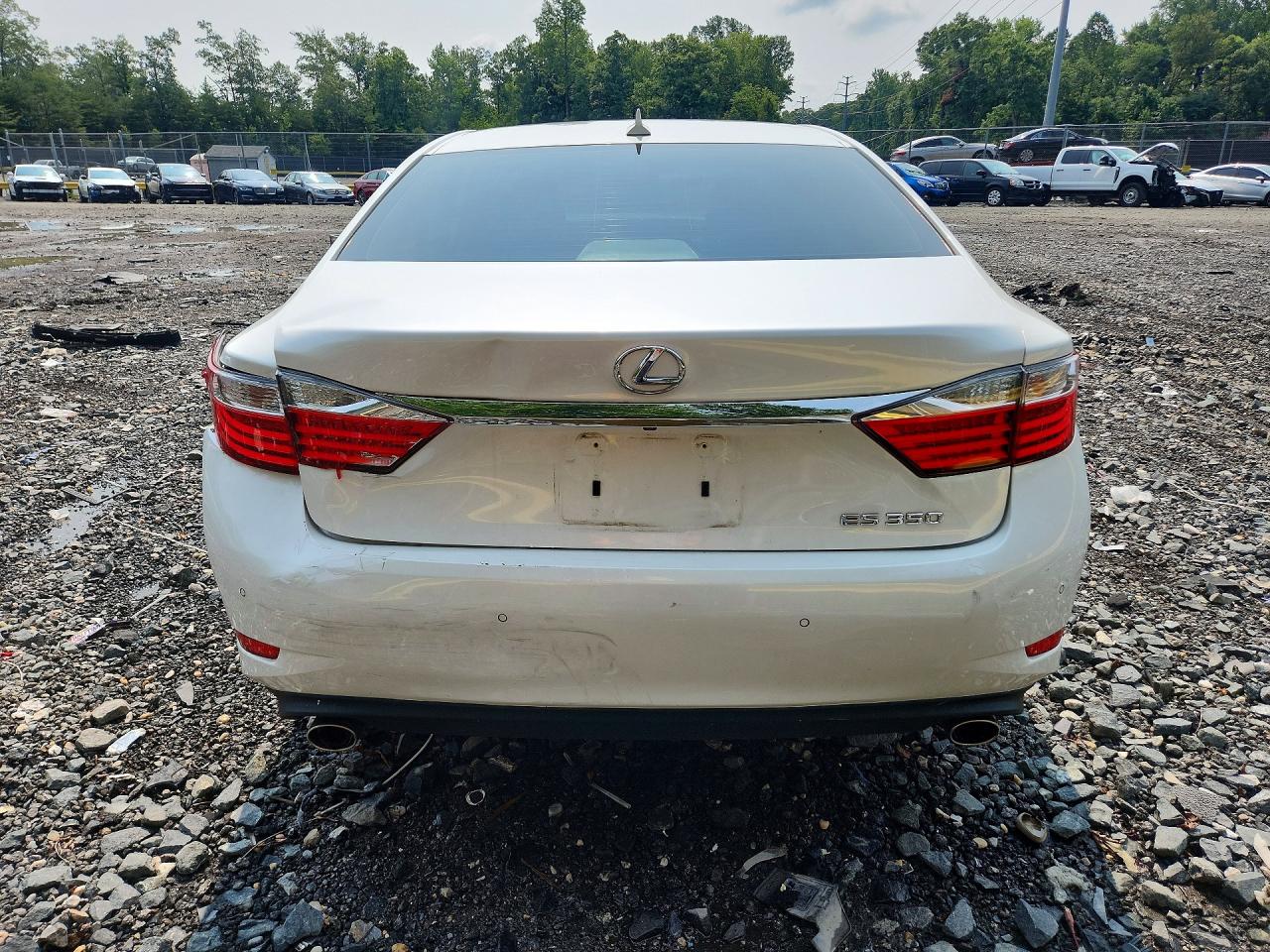2013 Lexus Es 350 White vin: JTHBK1GGXD2024908