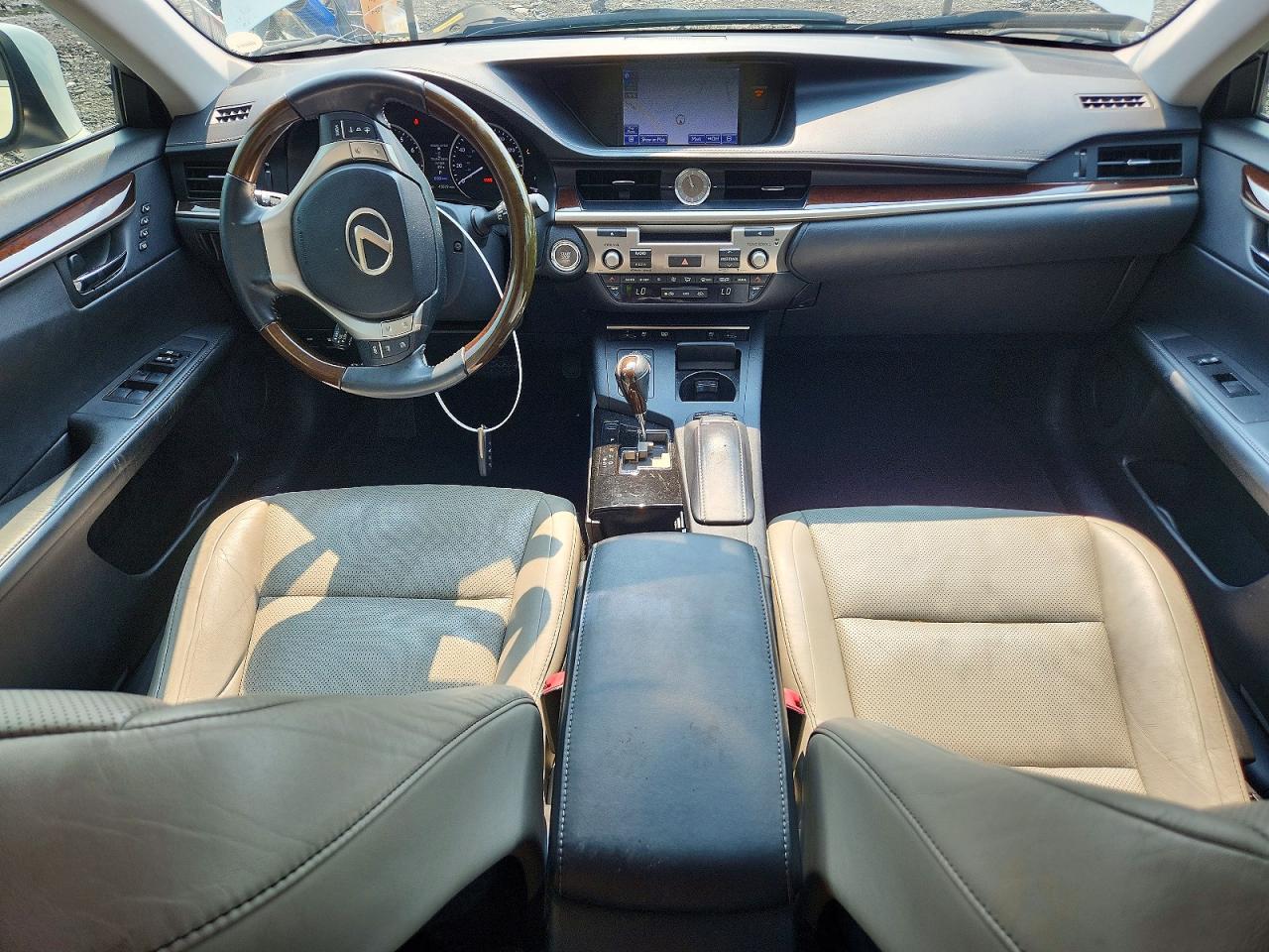 2013 Lexus Es 350 White vin: JTHBK1GGXD2024908