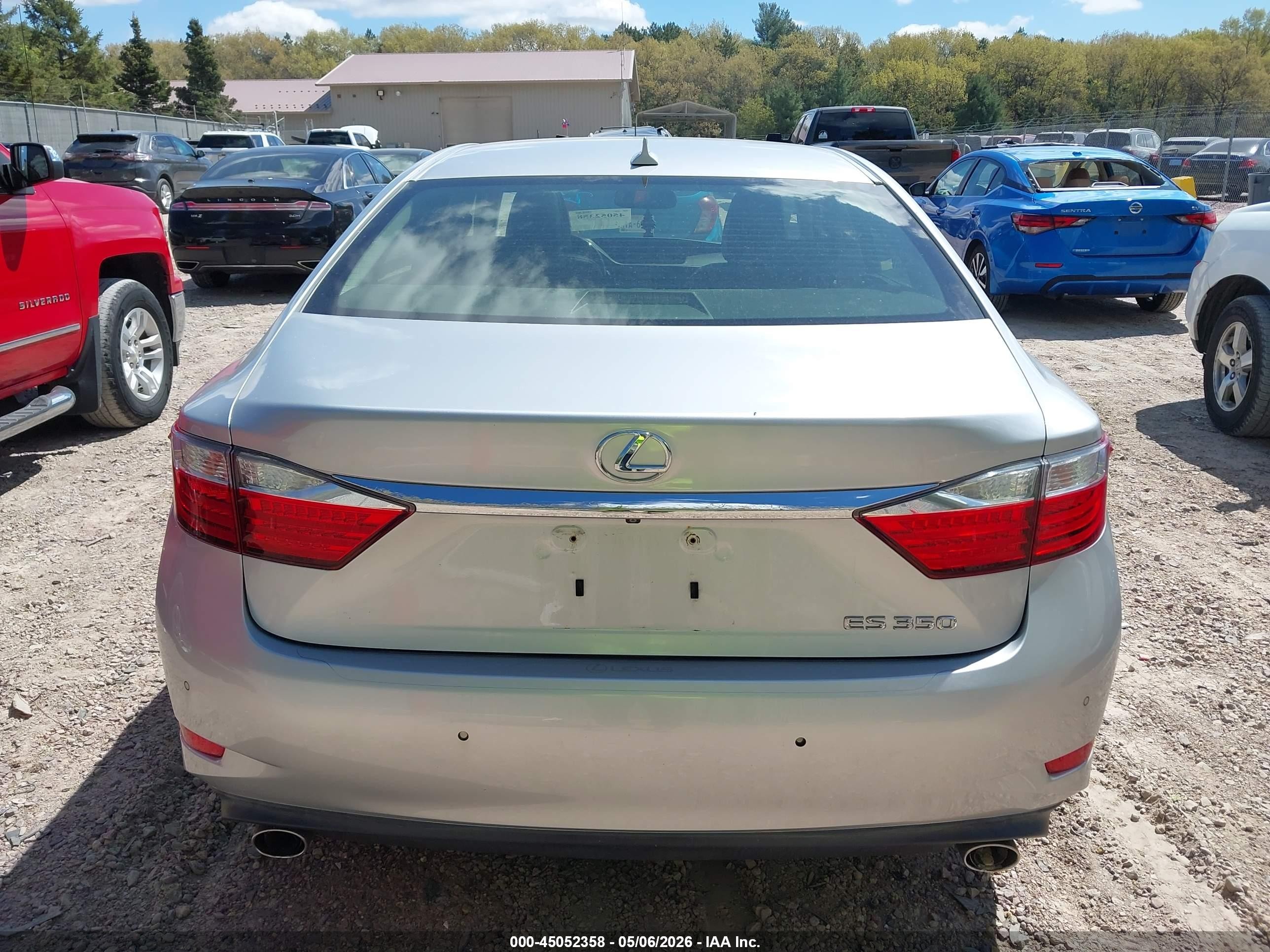 2013 Lexus Es 350   Серебряный vin: JTHBK1GGXD2027453