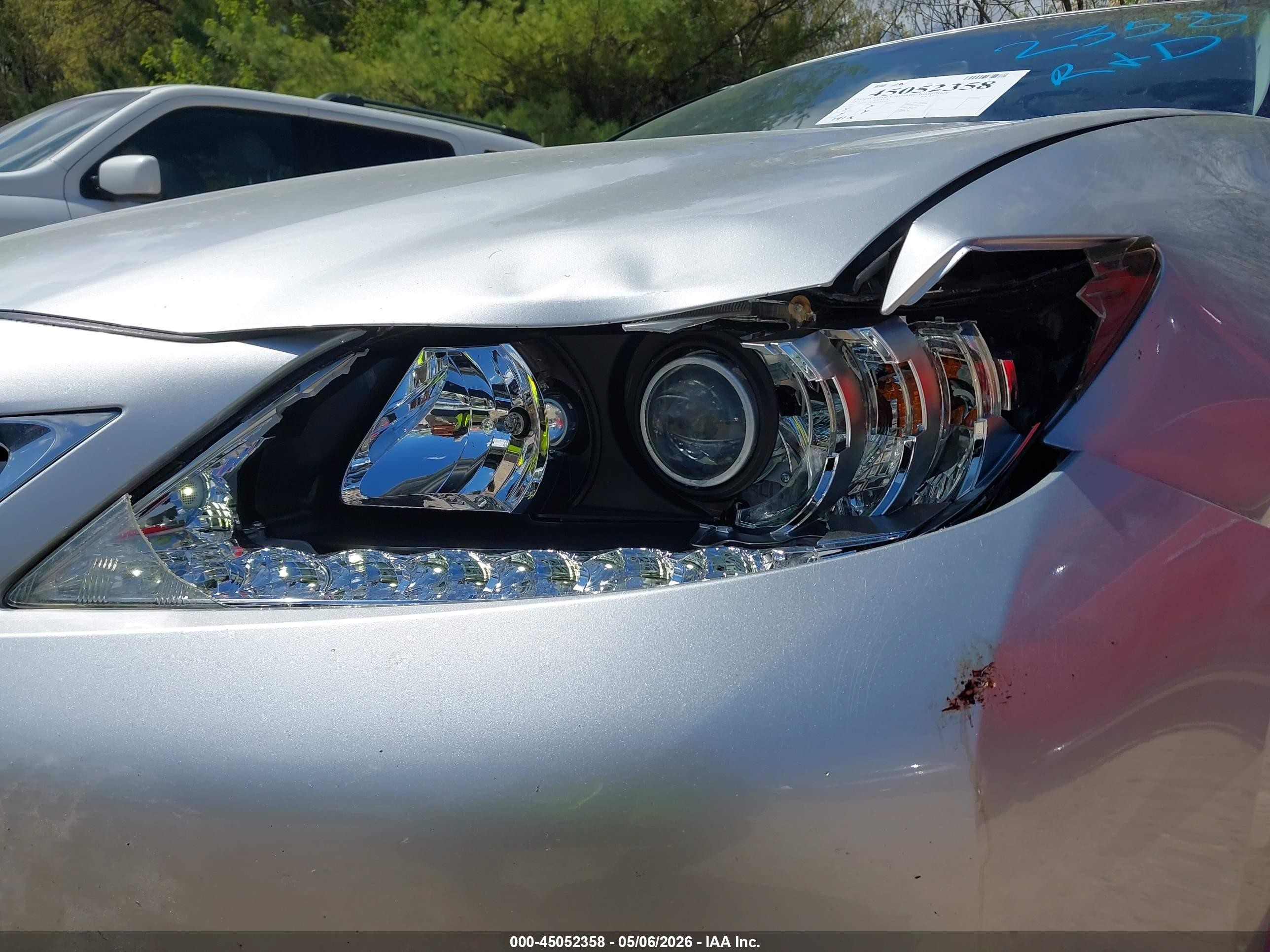 2013 Lexus Es 350   Серебряный vin: JTHBK1GGXD2027453
