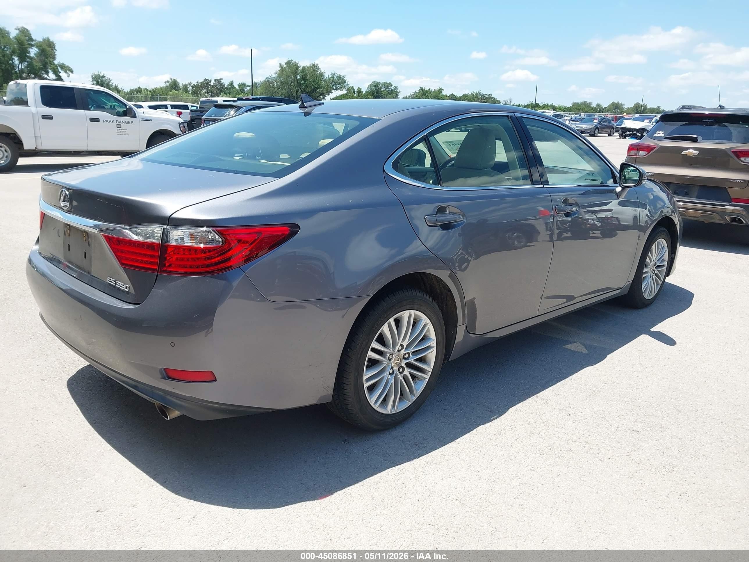 2013 Lexus Es 350   Gray vin: JTHBK1GGXD2032605