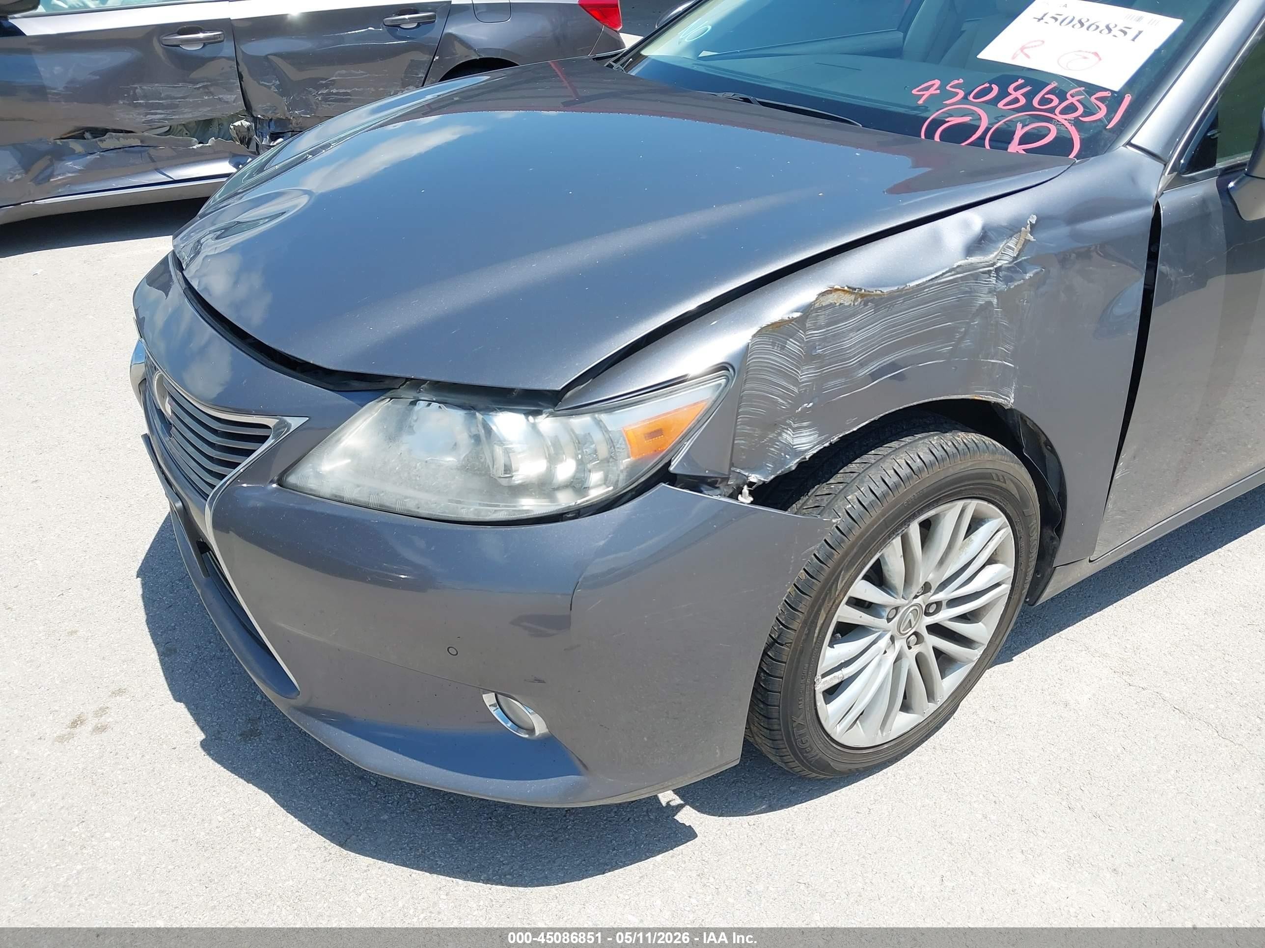 2013 Lexus Es 350   Gray vin: JTHBK1GGXD2032605